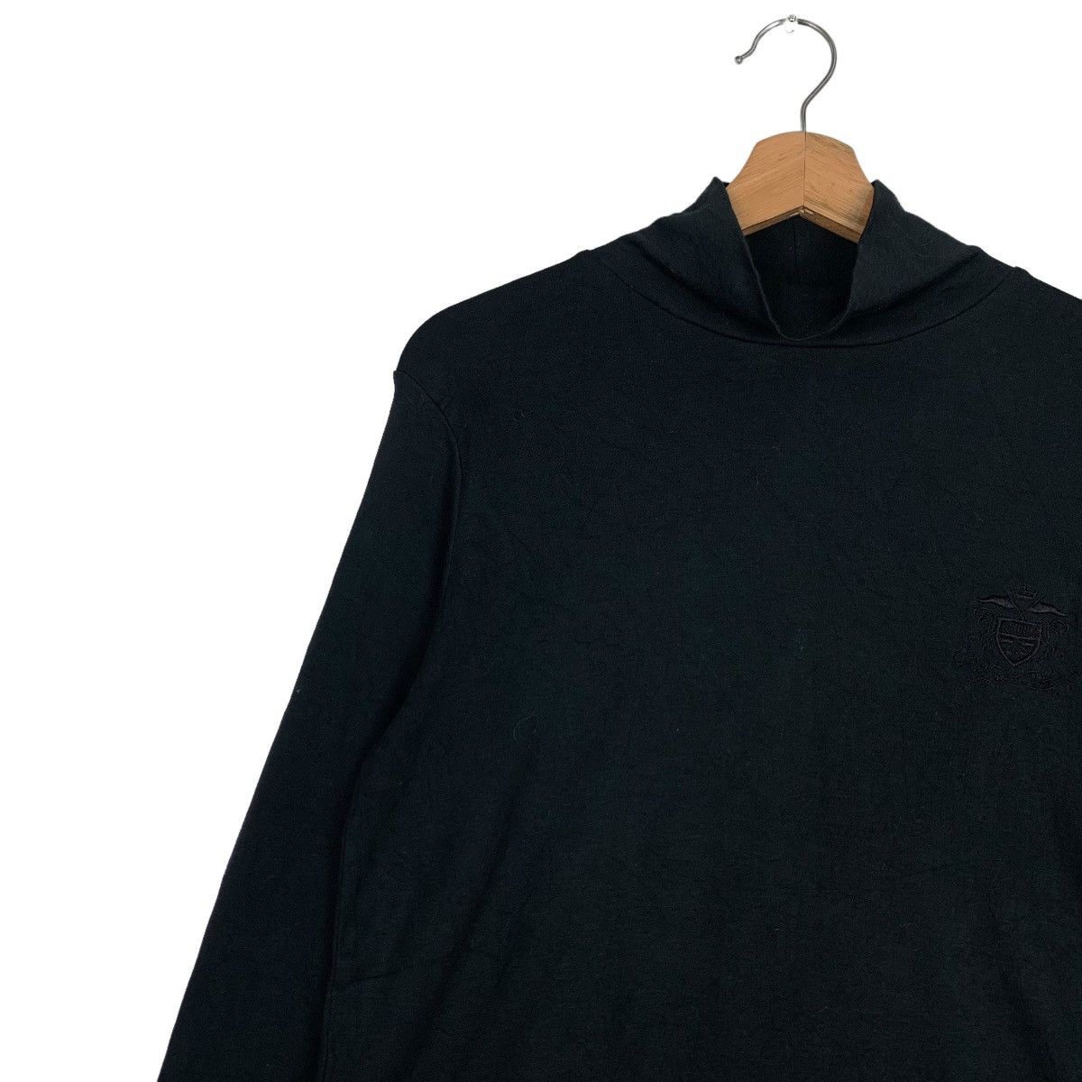 DKNY DKNY Black Plain Turtle Neck Long Sleeve T Shirt #0345-C16 Size US M / EU 48-50 / 2 - 7 Thumbnail