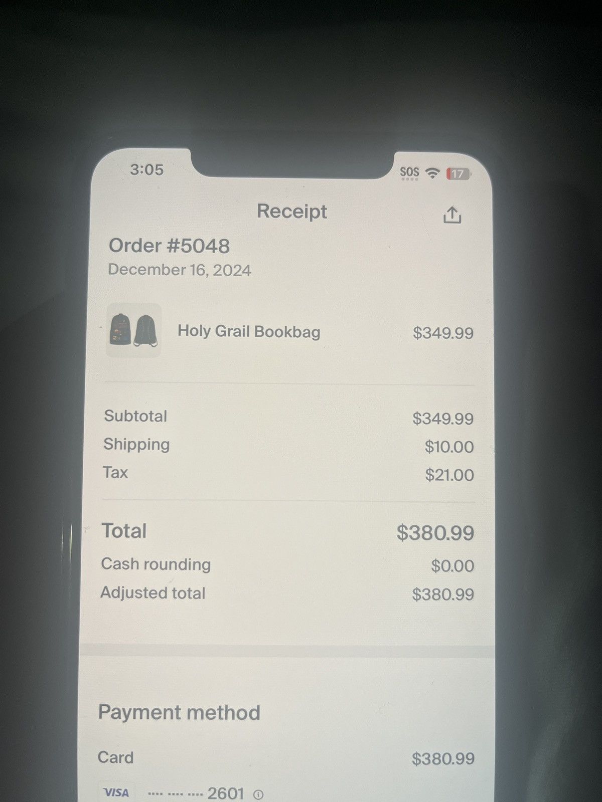 Other Holy Grail Saints BookBag Size ONE SIZE - 4 Thumbnail