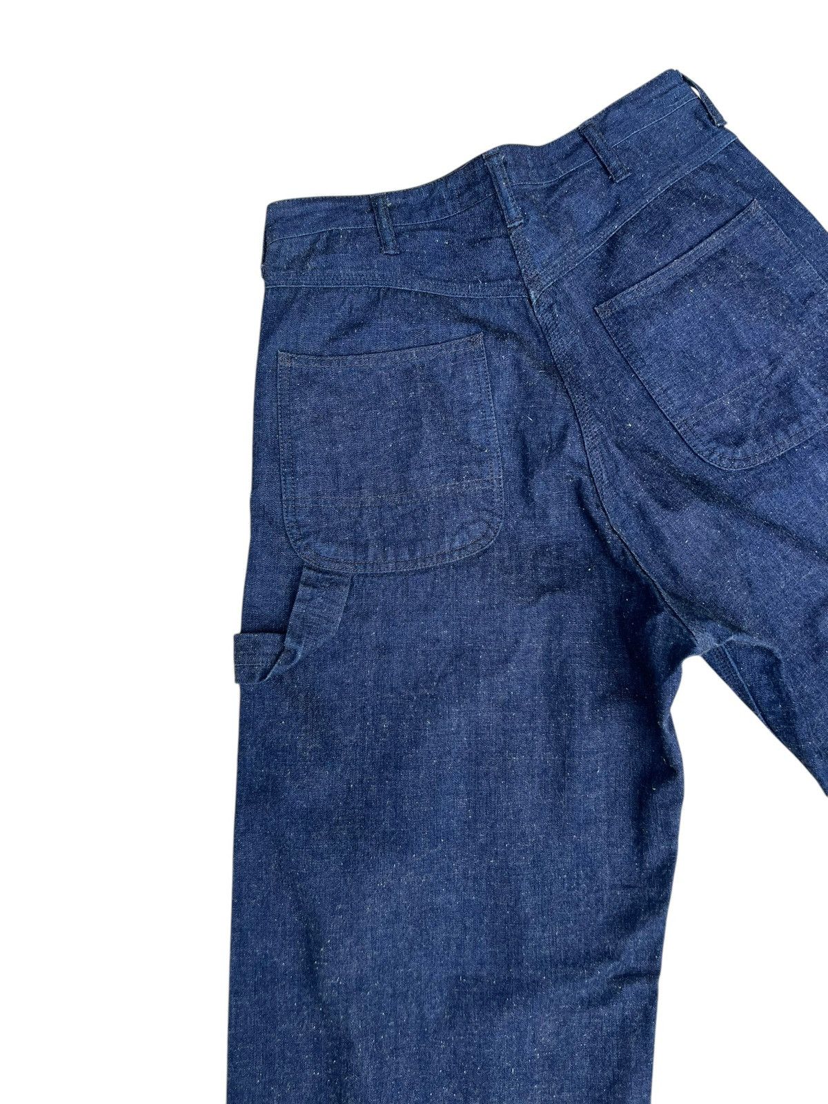 Freewheelers APACHE Japan Indigo Blue Denim Loose Military Work Jeans Size US 29 - 16 Thumbnail