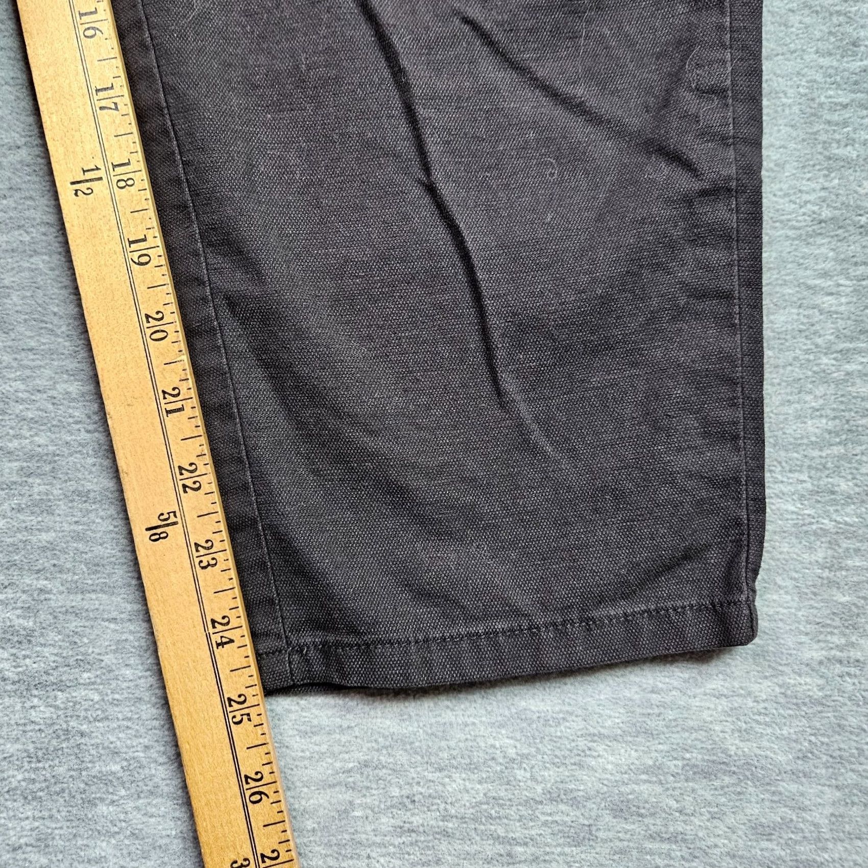 Eileen Fisher Eileen Fisher Pants Women Size 10 Light Black Straight Leg Career Minimalist Size 32" / US 10 / IT 46 - 4 Thumbnail