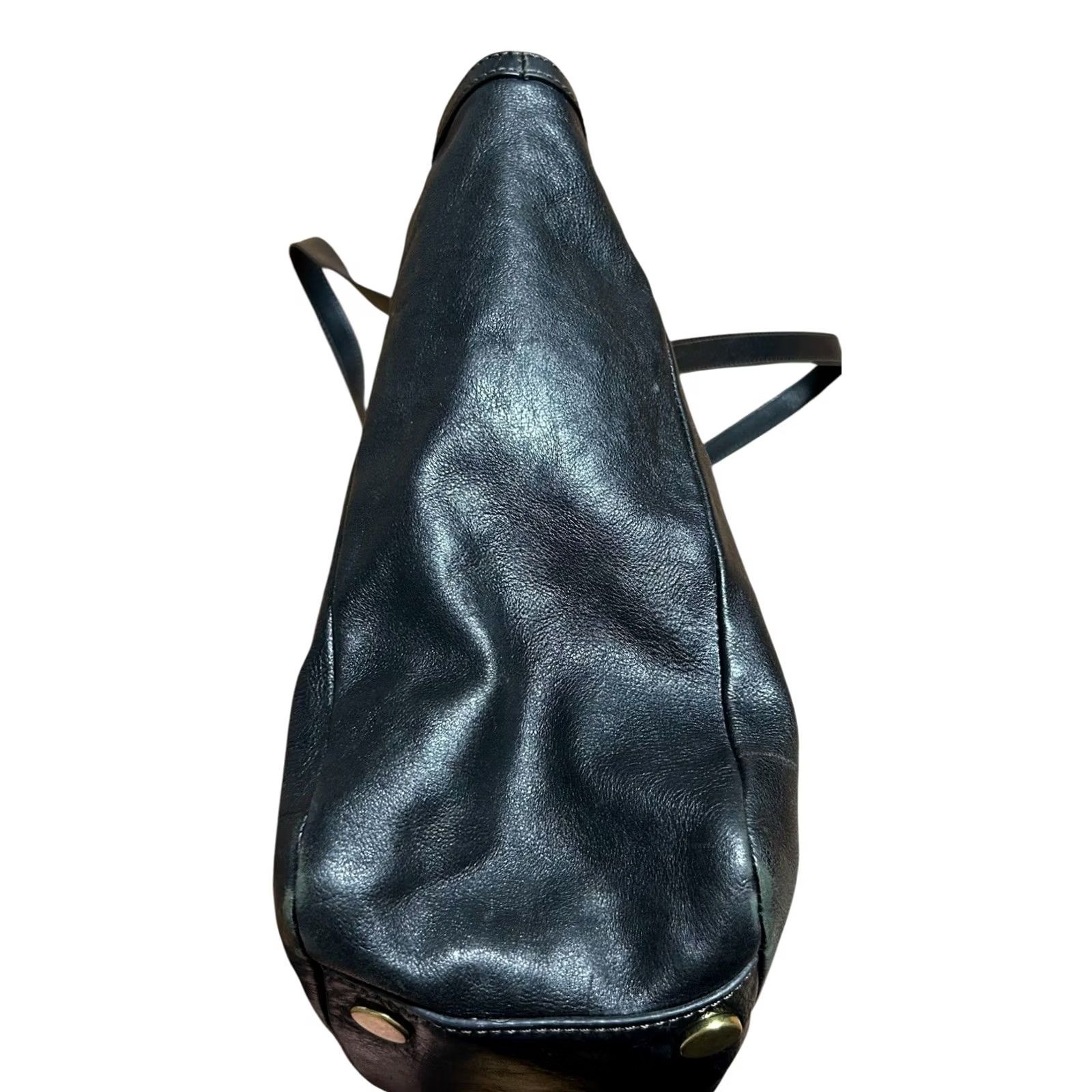 Fossil Fossil Sydney Shopper Tote Shoulder Bag Large Black Leather Women's Purse Size ONE SIZE - 7 Thumbnail