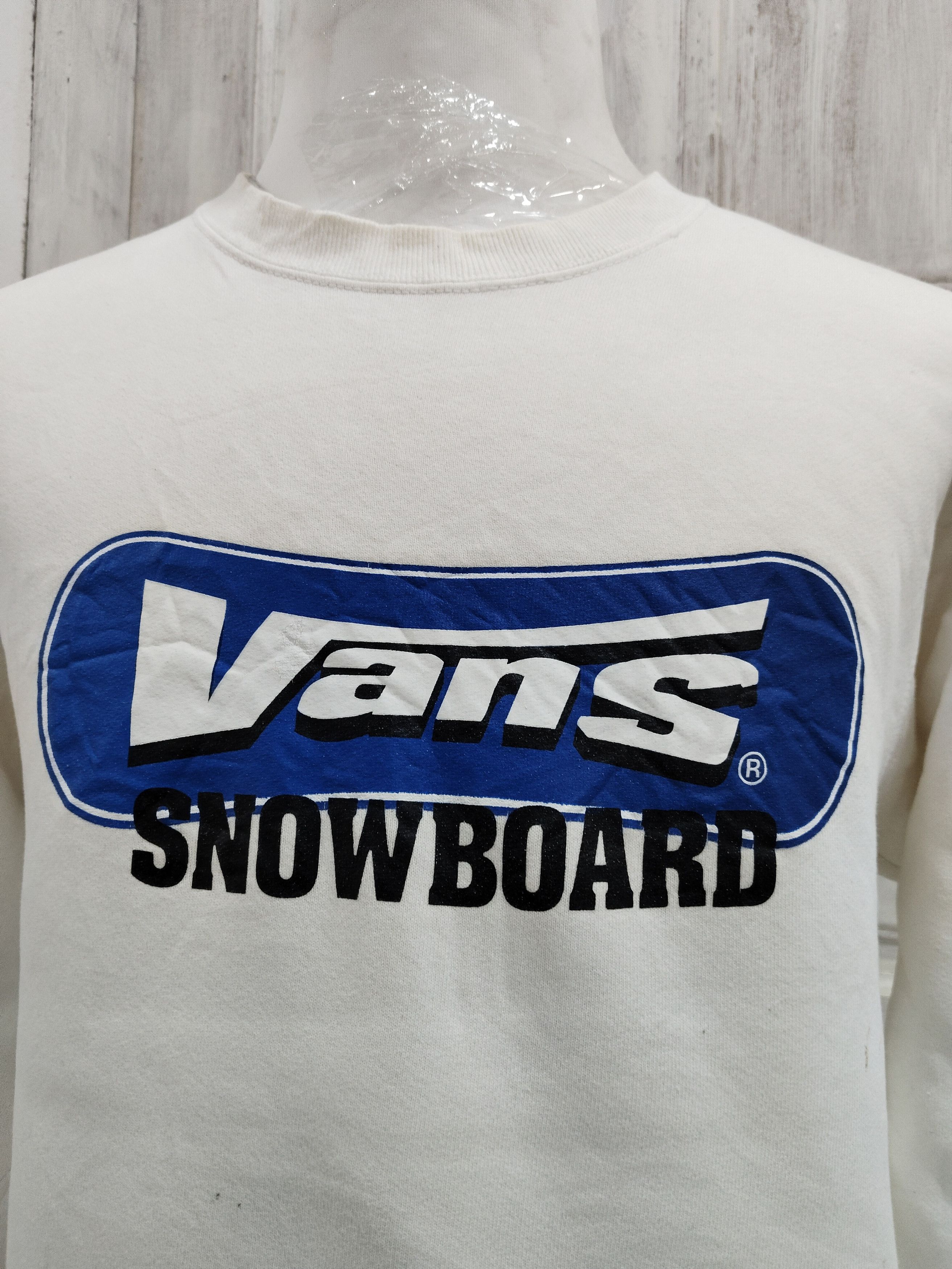 Vans × Vintage Vintage Y2K Vans Snowboard Big Logo Sweatshirt Size US M / EU 48-50 / 2 - 3 Thumbnail