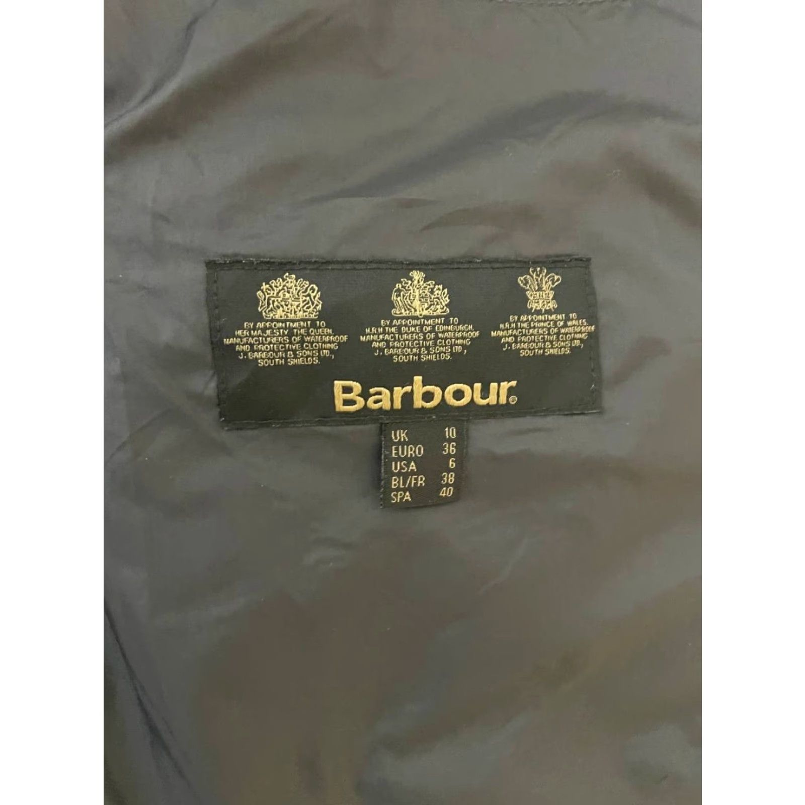 Barbour Barbour Jacket Women 36 Polarquilt Navy Long Sleeve Button Windbreaker Shirt? Size XS / US 0-2 / IT 36-38 - 3 Thumbnail