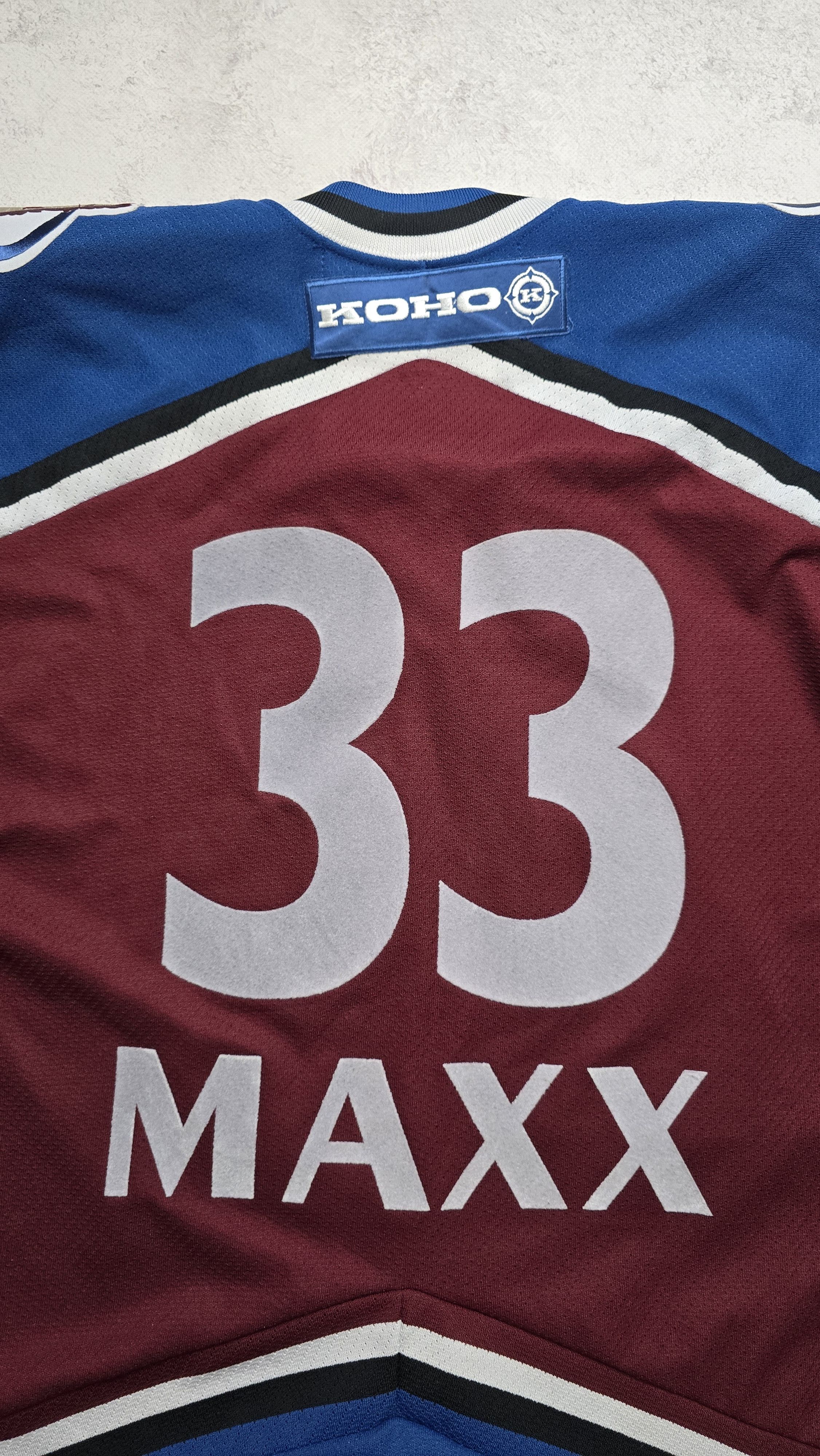Koho Colorado Avalanche NHL Hockey Jersey Custom Name MAXX #33 Size US M / EU 48-50 / 2 - 7 Thumbnail