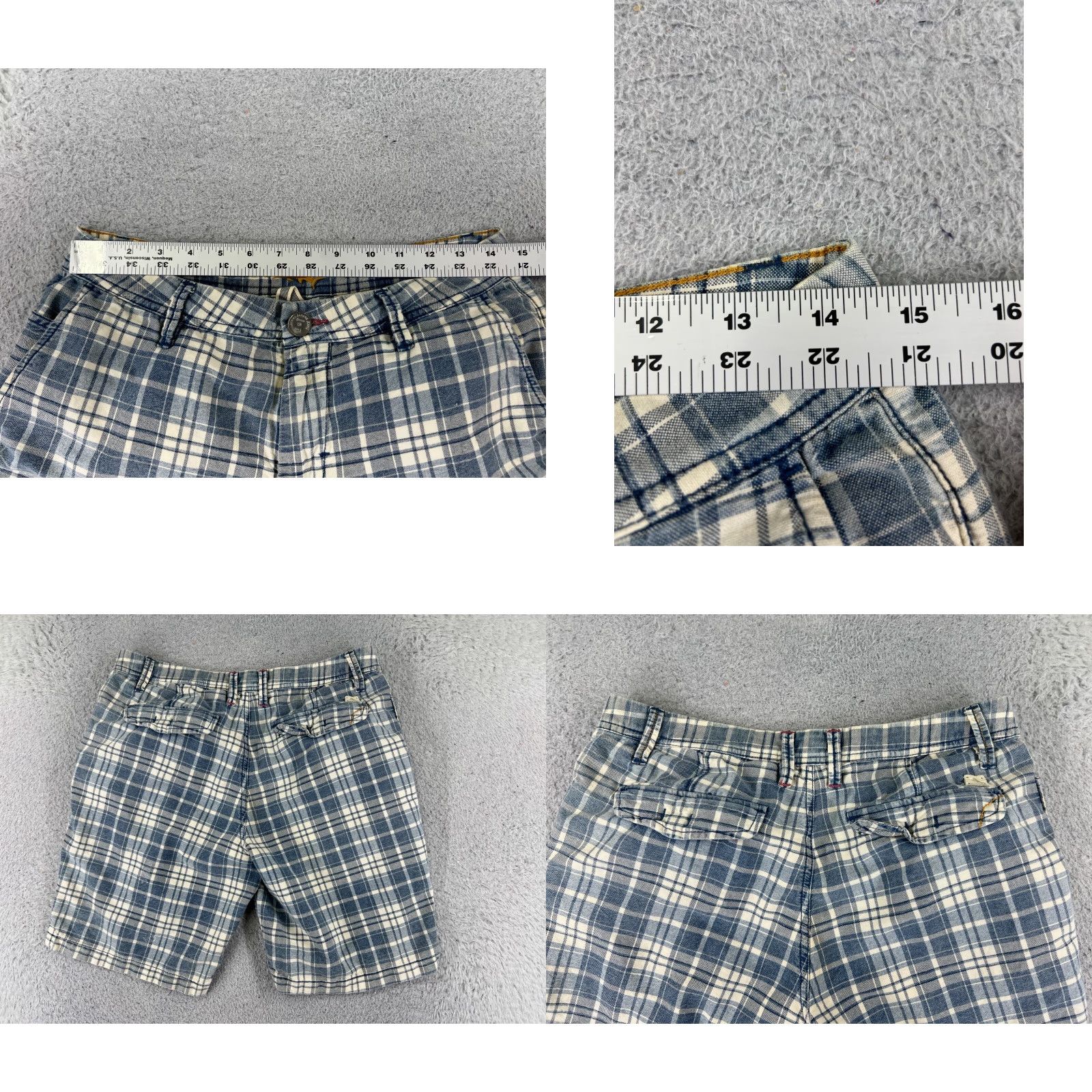 Tommy Bahama Tommy Bahama Shorts Mens 30 Blue Plaid 100% Cotton Woven Beach Vacation Vegas Size US 30 / EU 46 - 9 Thumbnail