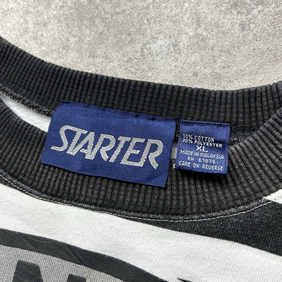 NFL × Starter × Vintage RARE LOS ANGELES RAIDERS SWEATSHIRT CREWNECK AUTHENTIC Size US XL / EU 56 / 4 - 6 Thumbnail