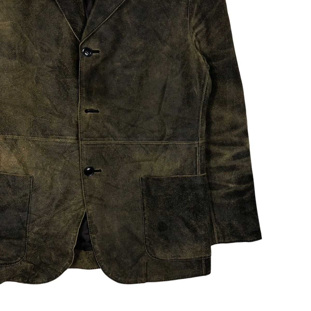 Japanese Brand 🔥VINTAGE BIKER LEATHER JACKET CHORE TORNADO MART Size US M / EU 48-50 / 2 - 7 Thumbnail