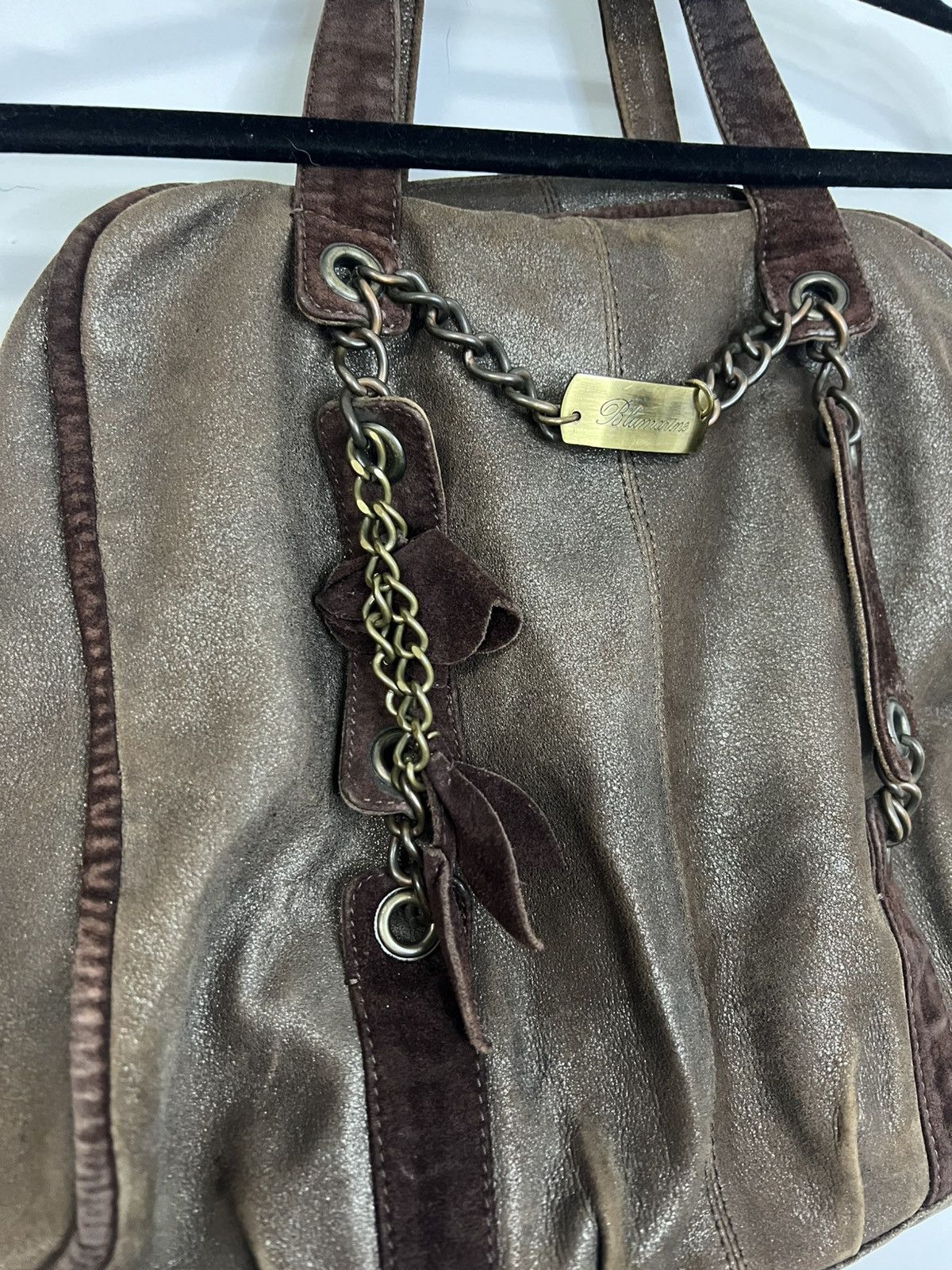 Blumarine Blumarine genuine leather bag brown Size ONE SIZE - 6 Thumbnail
