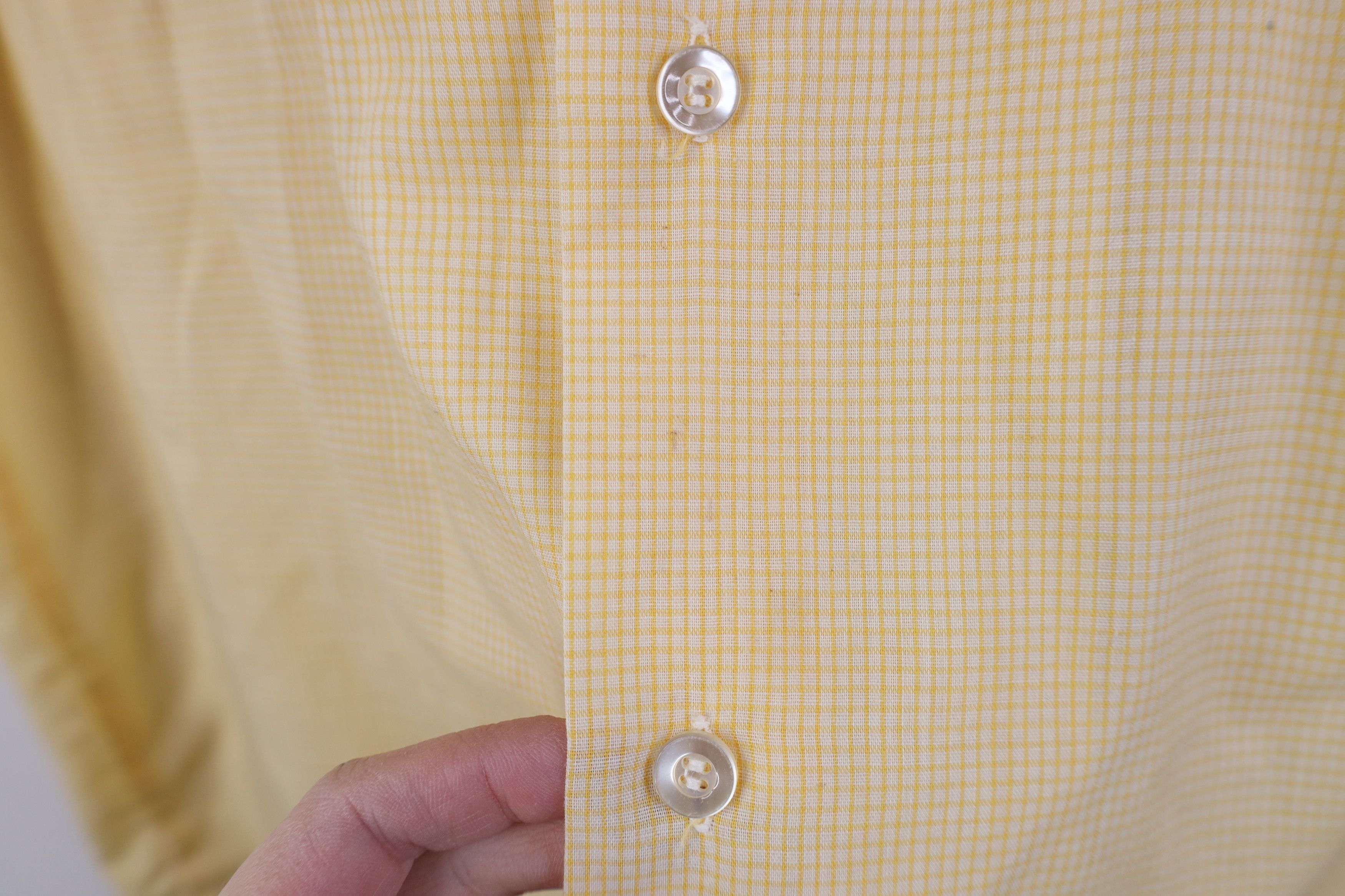 Vintage Vintage 50s 60s Sheer Looped Collar Short Sleeve Shirt Size US M / EU 48-50 / 2 - 4 Thumbnail