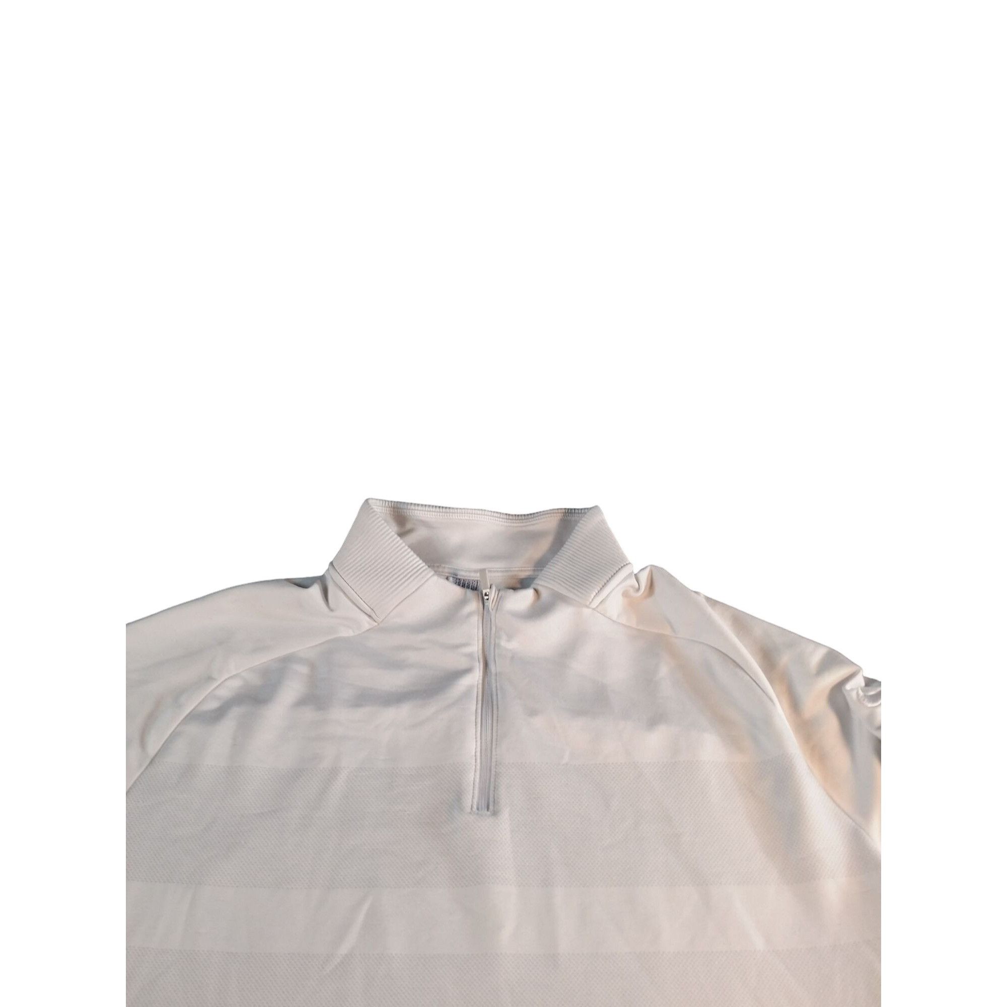Nike Nike Standard 1/4 Zip Pullover Men Sz XL Dri Fit White Gray Size US XL / EU 56 / 4 - 2 Thumbnail