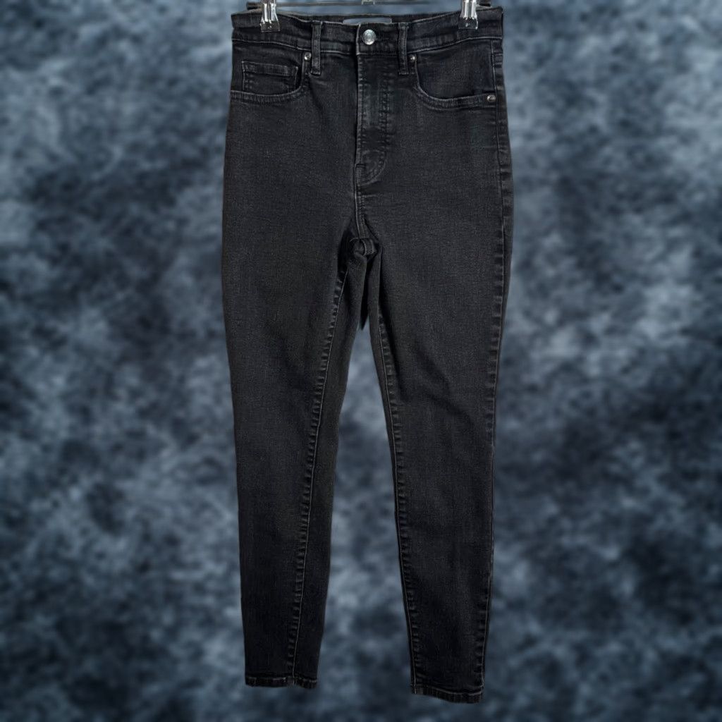 Everlane Everlane The High Rise Skinny Jeans Womens Size 27 Black Denim Size 26" / US 2 / IT 38 - 1 Thumbnail