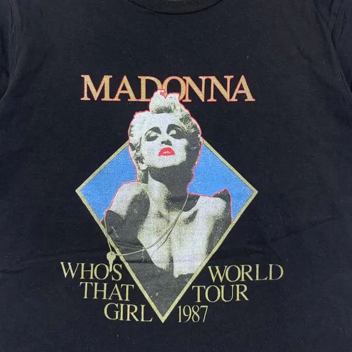 GU GU x MADONNA Who’s That Girl World Tour 1987 Tee Shirt Size L / US 10 / IT 46 - 3 Thumbnail