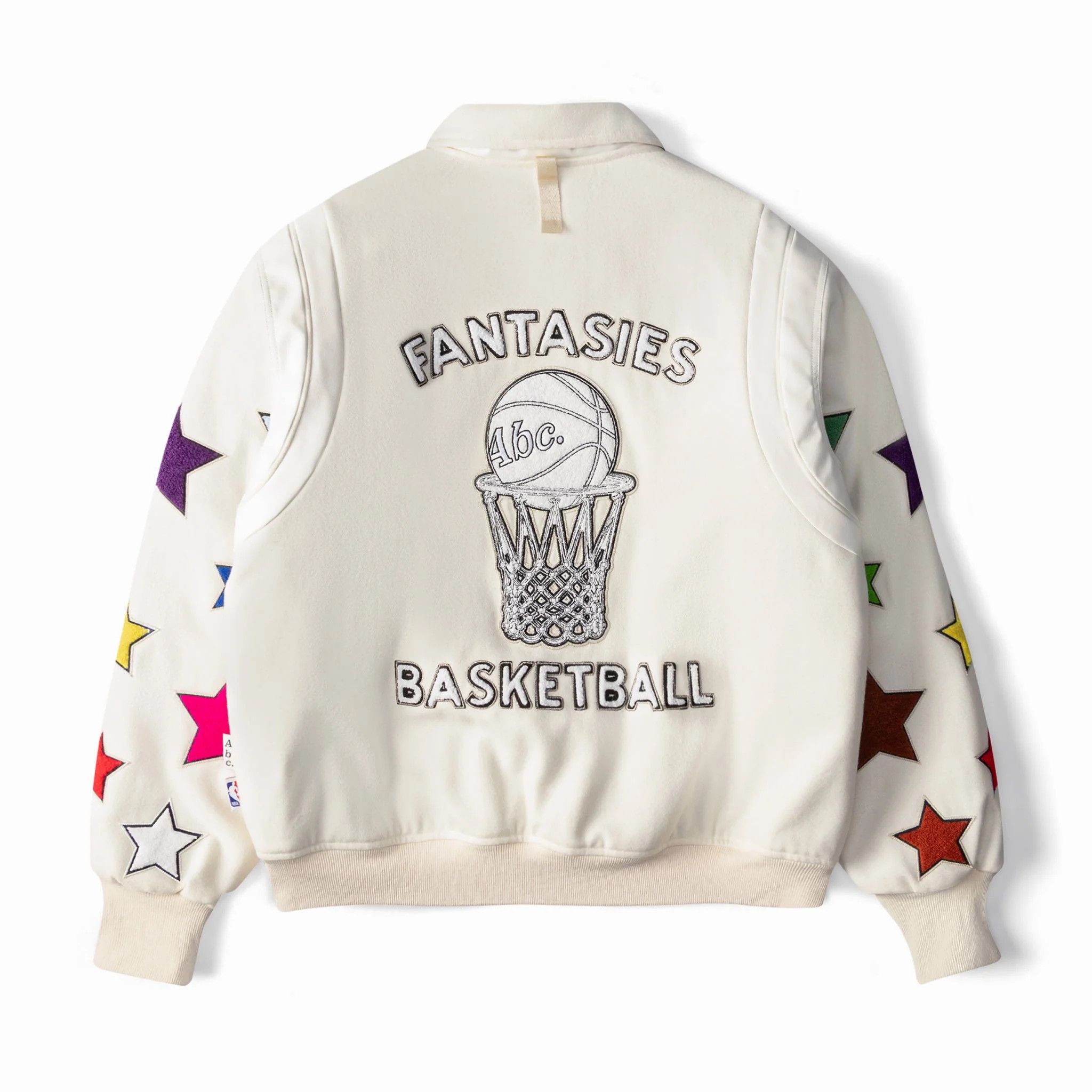 Advisory Board Crystals × NBA Abc. NBA Team Varsity Jacket (White) Size US S / EU 44-46 / 1 - 2 Thumbnail
