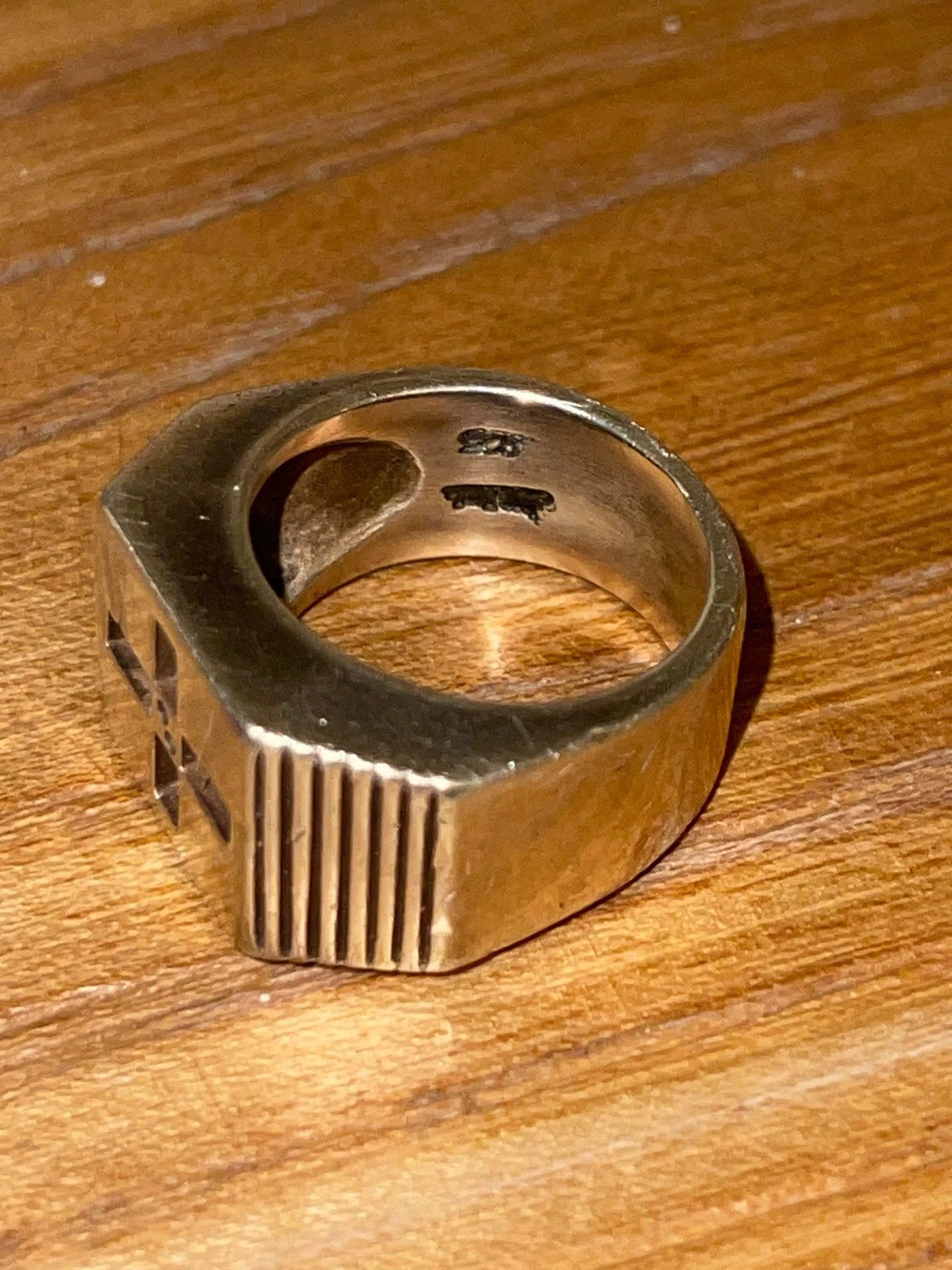Jean Paul Gaultier JPG Rare Archive Cutout Cross Silver Ring Size ONE SIZE - 6 Thumbnail