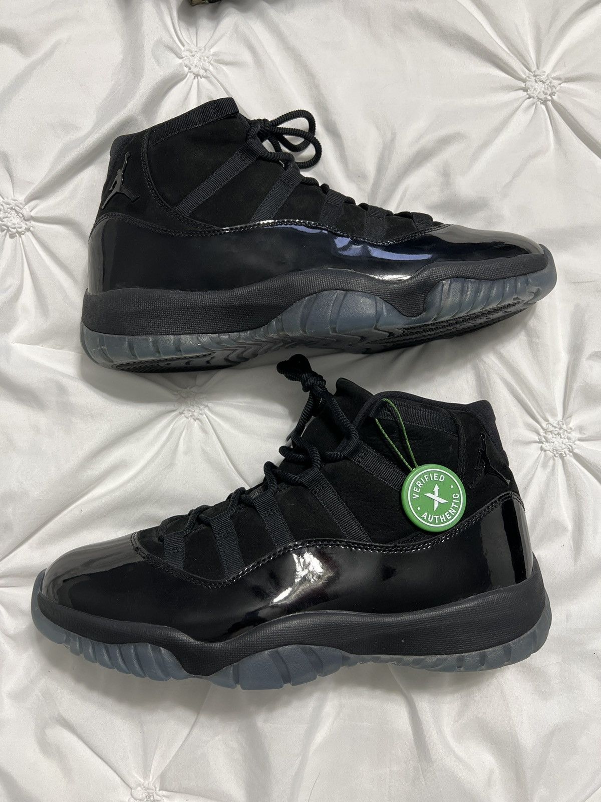 image of Jordan Brand 11 Cap And Gowns Shoes in Black, Men's (Size 13)