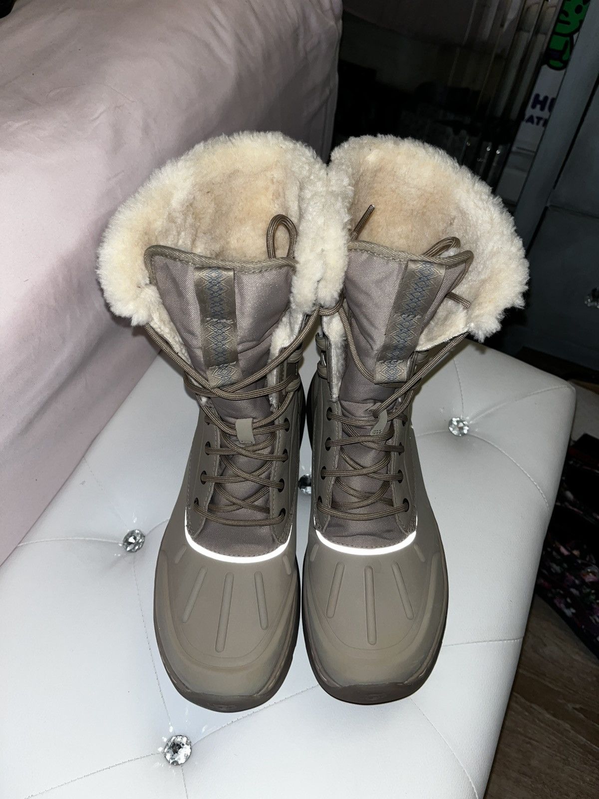 Ugg Ugg Men's City Butte Boot Dune Leather/ Wool 1153390 Size 11 Size US 11 / EU 44 - 9 Thumbnail