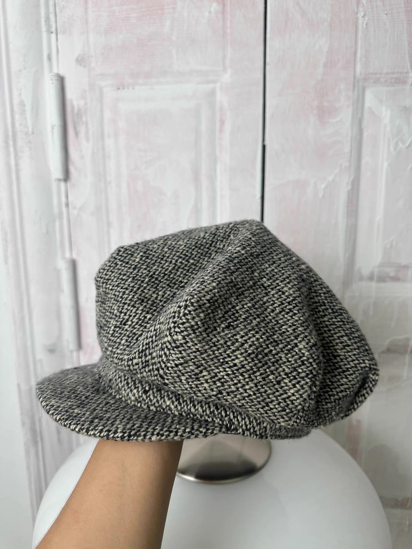 Yohji Yamamoto Yohji Yamamoto Snowflake Print Newsboy Cap K20 Size ONE SIZE - 3 Thumbnail