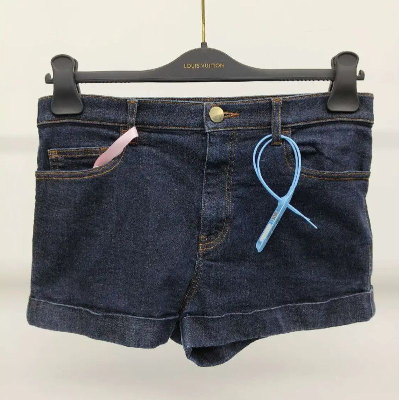 Valentino Valentino Blue Women's Denim Shorts 0089 Size 28" / US 6 / IT 42 - 1 Thumbnail