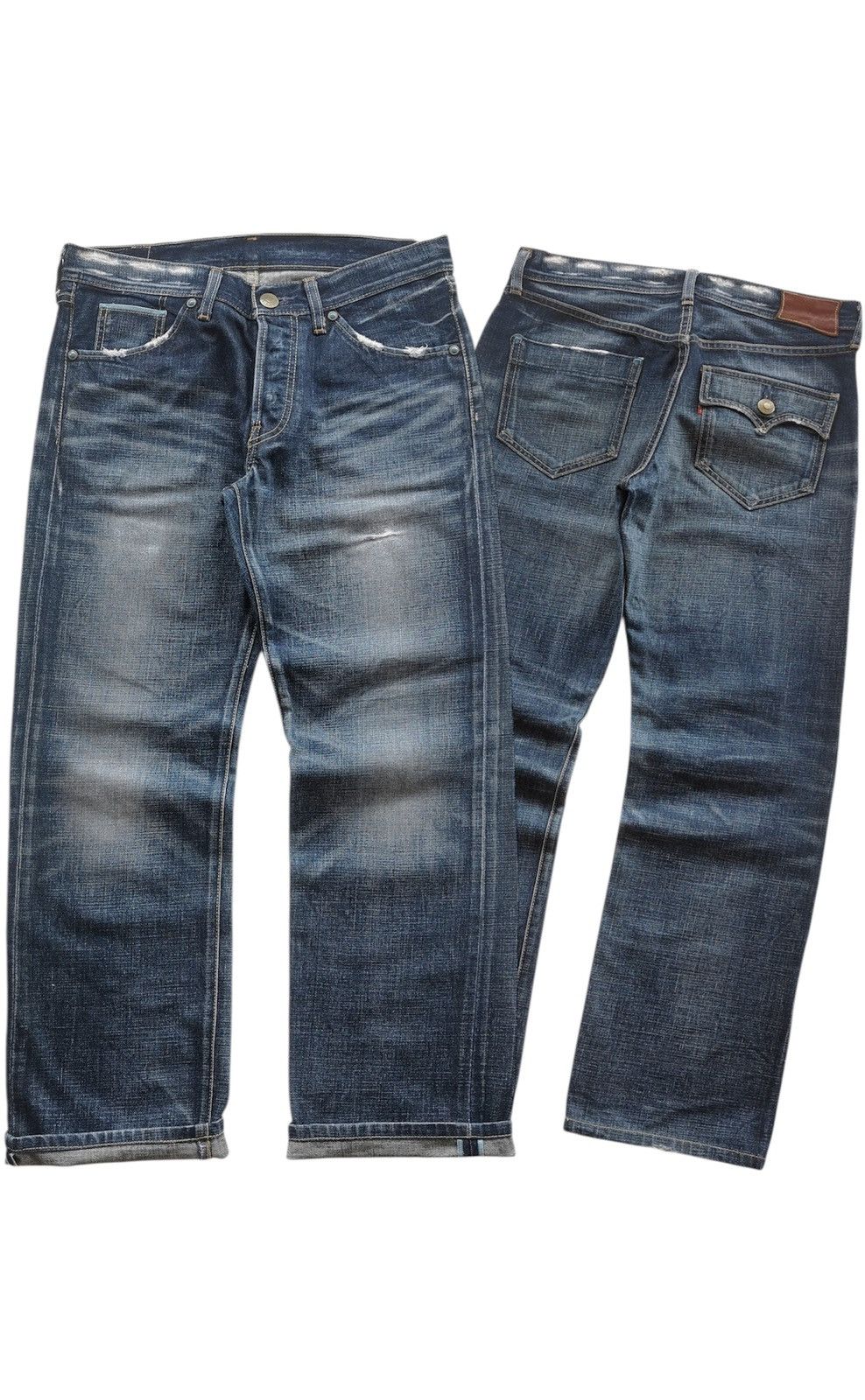 Levi's Levis LV705 Blue Selvedge Denim Jeans Size US 32 / EU 48 - 1 Thumbnail