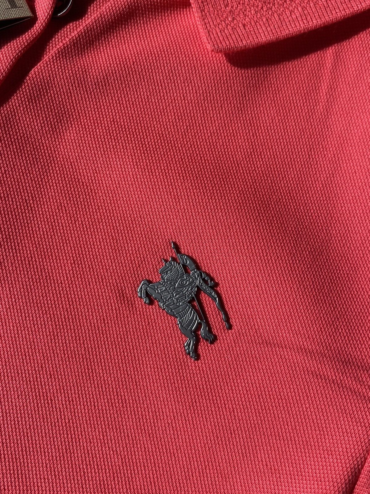 Burberry Burberry New Pink Polo With Metal Logo Size XS / US 0-2 / IT 36-38 - 3 Thumbnail