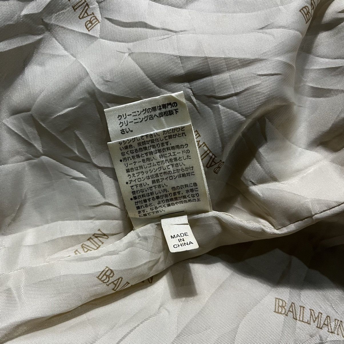 Balmain Vintage Balmain Paris Leather Jacket Size S / US 4 / IT 40 - 7 Thumbnail