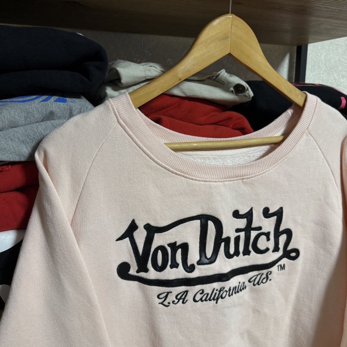 Von Dutch 📌 Vintage Y2K Von Dutch Vintage Sweatshirt Jumper Size M / US 6-8 / IT 42-44 - 3 Thumbnail