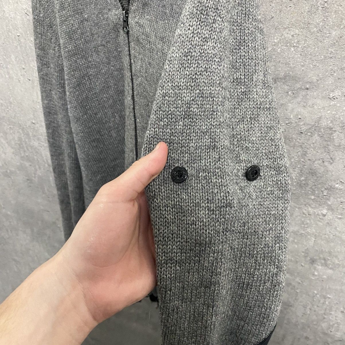 Stone Island Rare Vintage Stone Island Full Zip Sweater Knitting 90s Size US XL / EU 56 / 4 - 9 Thumbnail