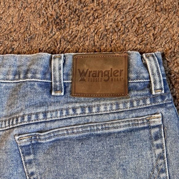 Wrangler Wrangler Jeans Mens 38X30 Blue Rugged Wear Relaxed Fit Work Size US 38 / EU 54 - 6 Thumbnail