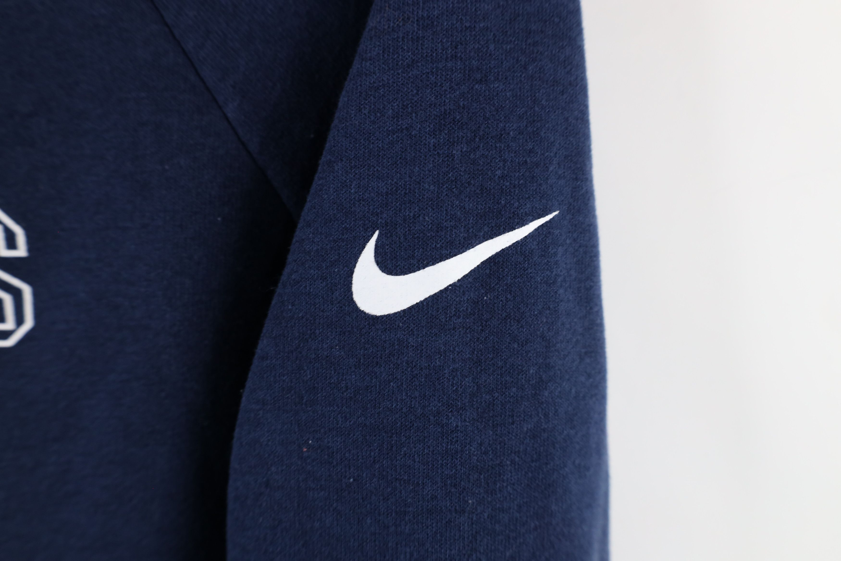 Nike × Vintage Nike Spell Out Los Angeles Rams Funnel Neck Sweatshirt Blue Size M / US 6-8 / IT 42-44 - 4 Thumbnail