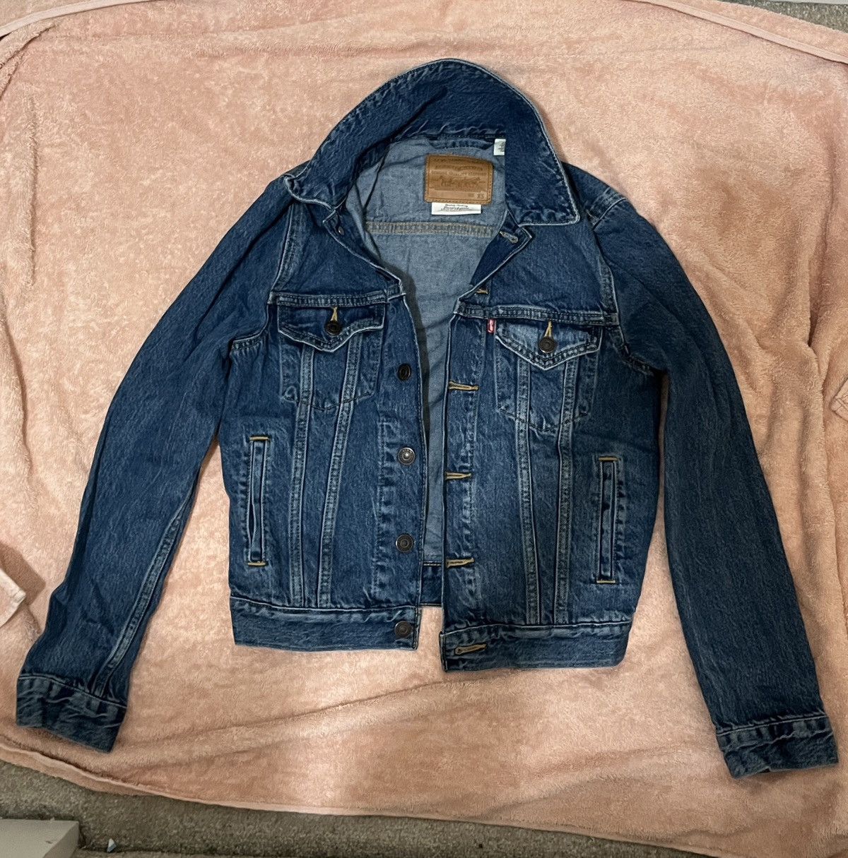 image of Levis x Levis Made Crafted Vintage Levi's Big E Blue Jean Jacket From 70's Size Xs, Men's