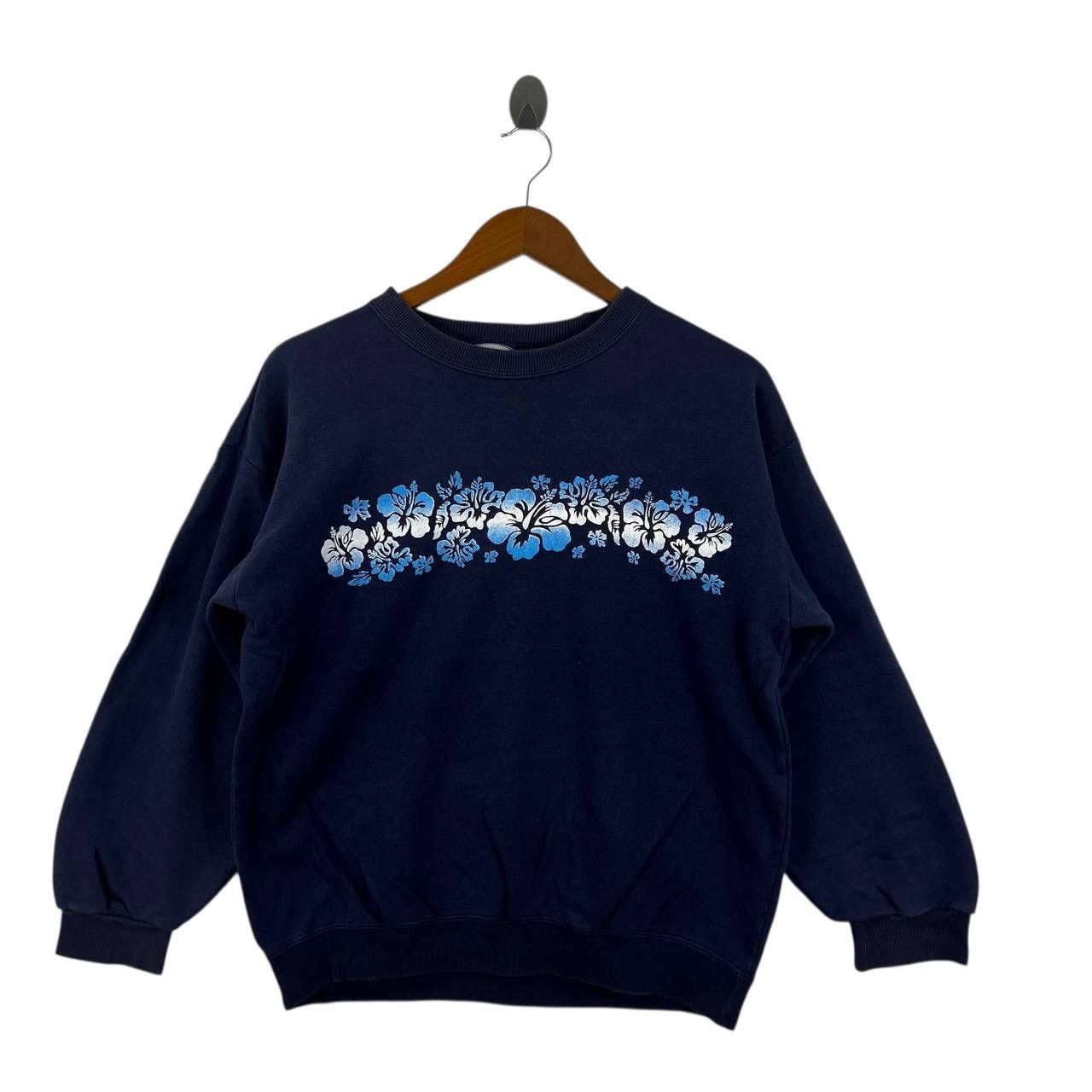 Vintage Vintage SUNNY BOON HIBISCUS Floral Flower Hawaii Sweatshirt Size M / US 6-8 / IT 42-44 - 4 Thumbnail