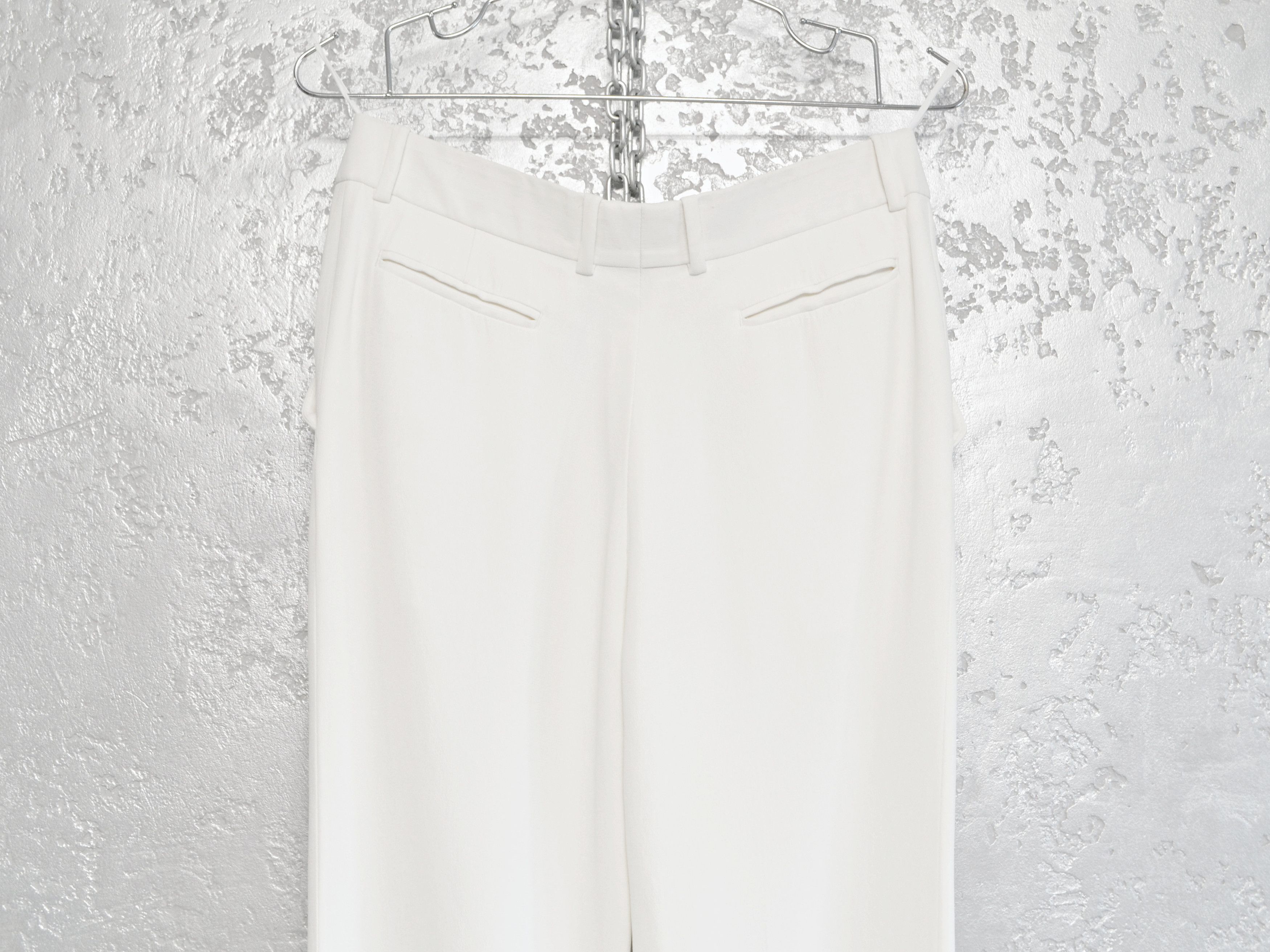 Celine CELINE Made in Italy White Straight-Leg Pants Vintage Size 25" / US 0 / IT 36 - 5 Thumbnail