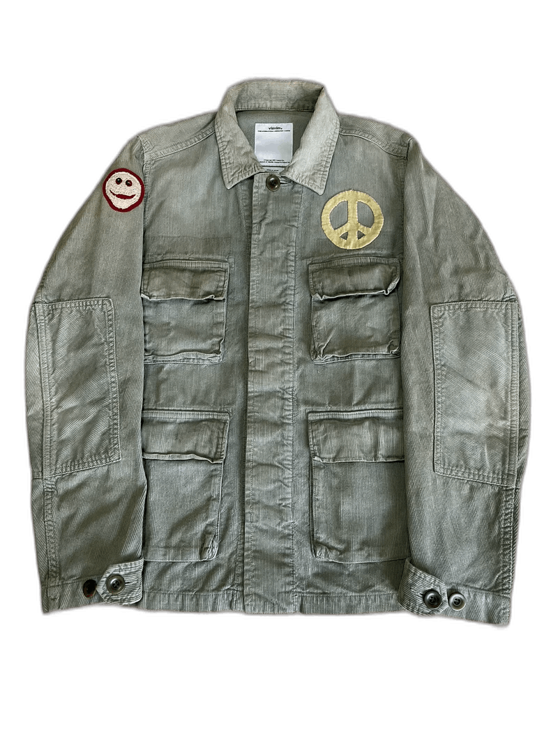 visvim kilgore jacket with peace patch