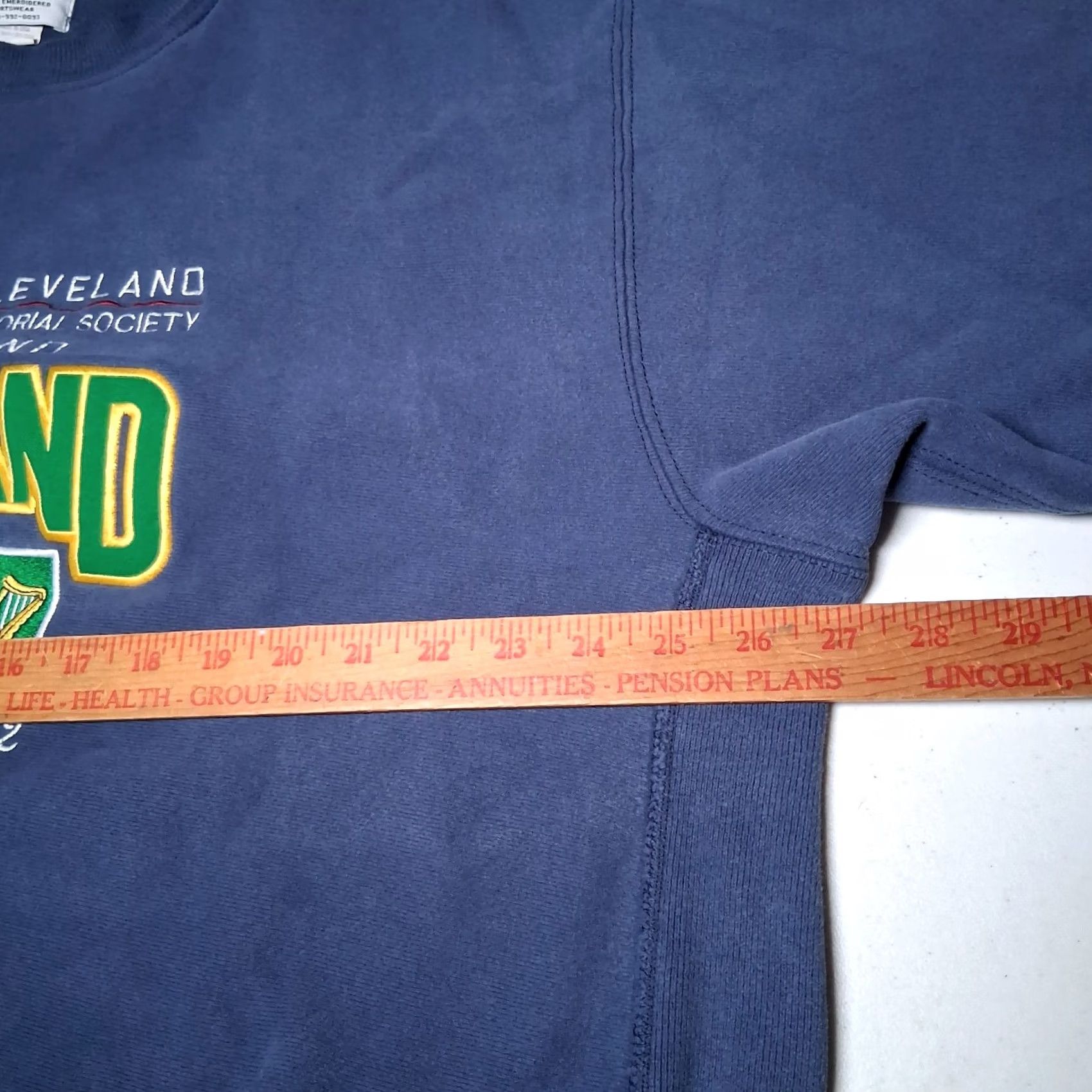 Vintage VINTAGE Cleveland Peace Officers Memorial Society Pipe Band Sweatshirt 2X Ireland Graffiti Blue Men Size US XXL / EU 58 / 5 - 7 Thumbnail
