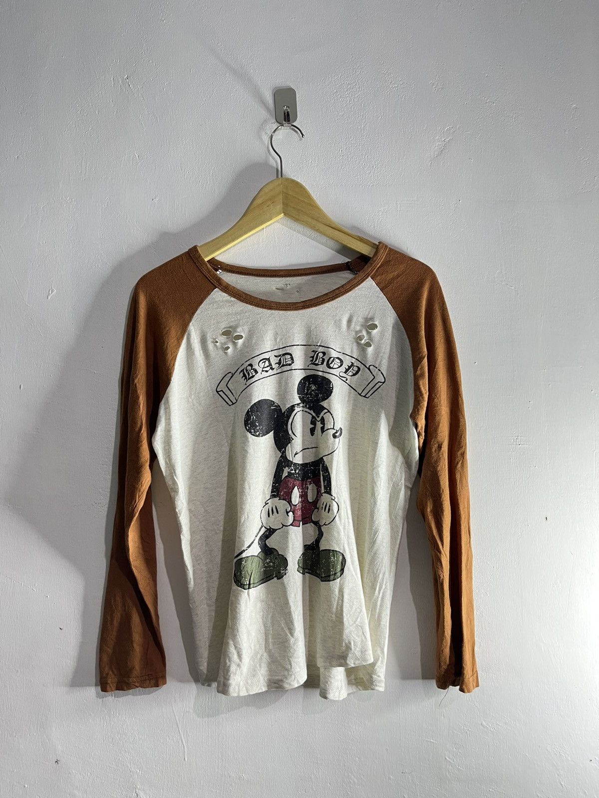 Vintage Seditionaries mickey mouse bad boy distressed tee Size US S / EU 44-46 / 1 - 1 Thumbnail
