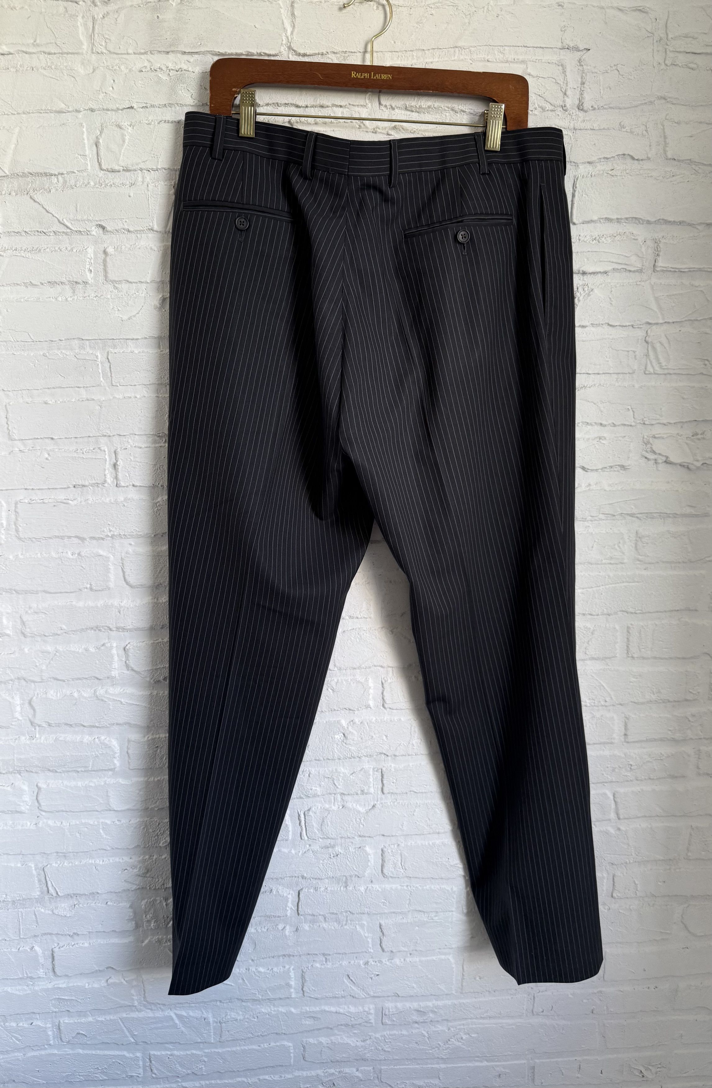 Lauren Ralph Lauren Lauren Ralph Lauren Slim Fit Pinstripe Wool Size 42S - 4 Thumbnail