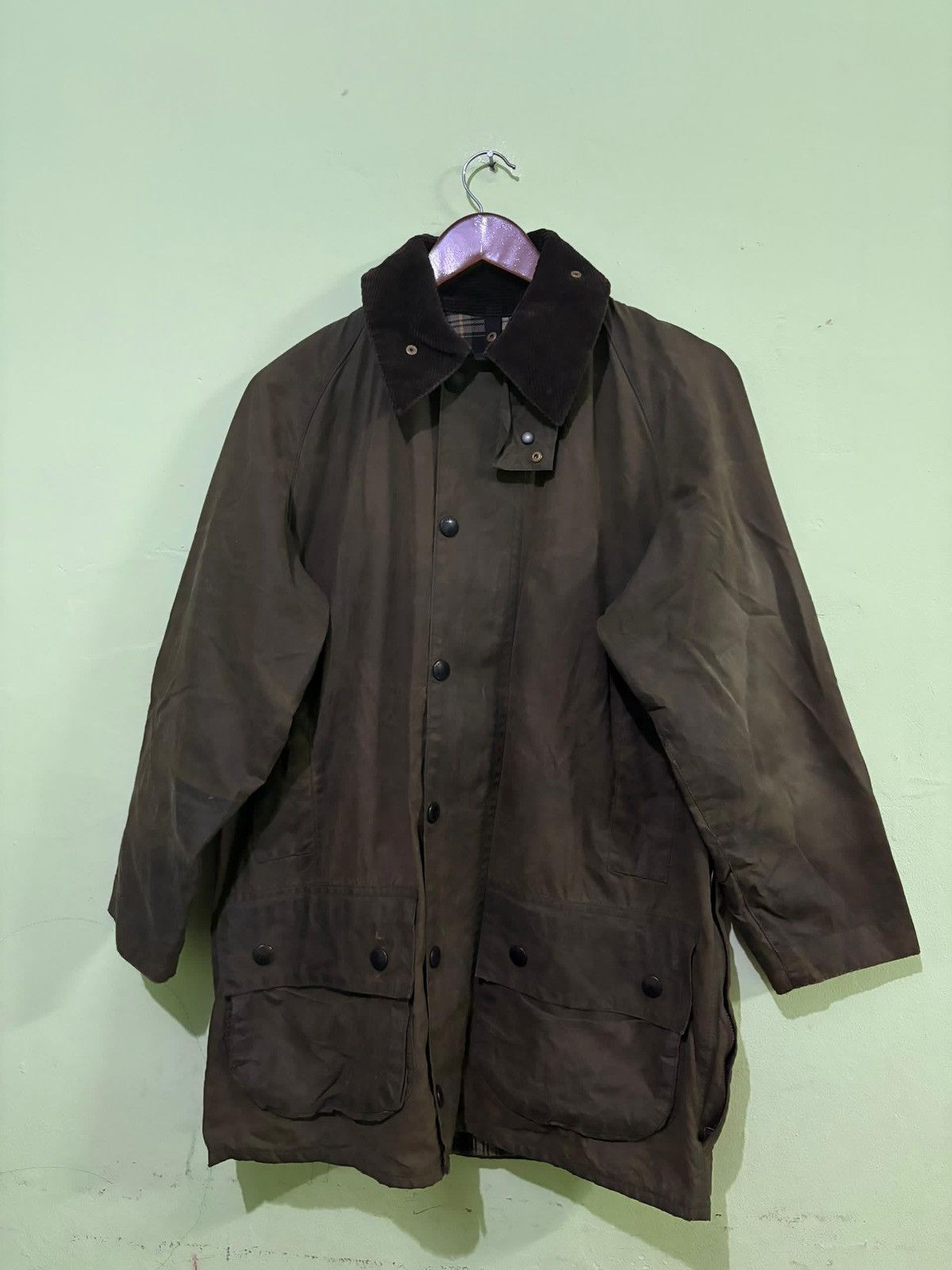 VTG Barbour Beaufort Waxed Hunting Jacket Design