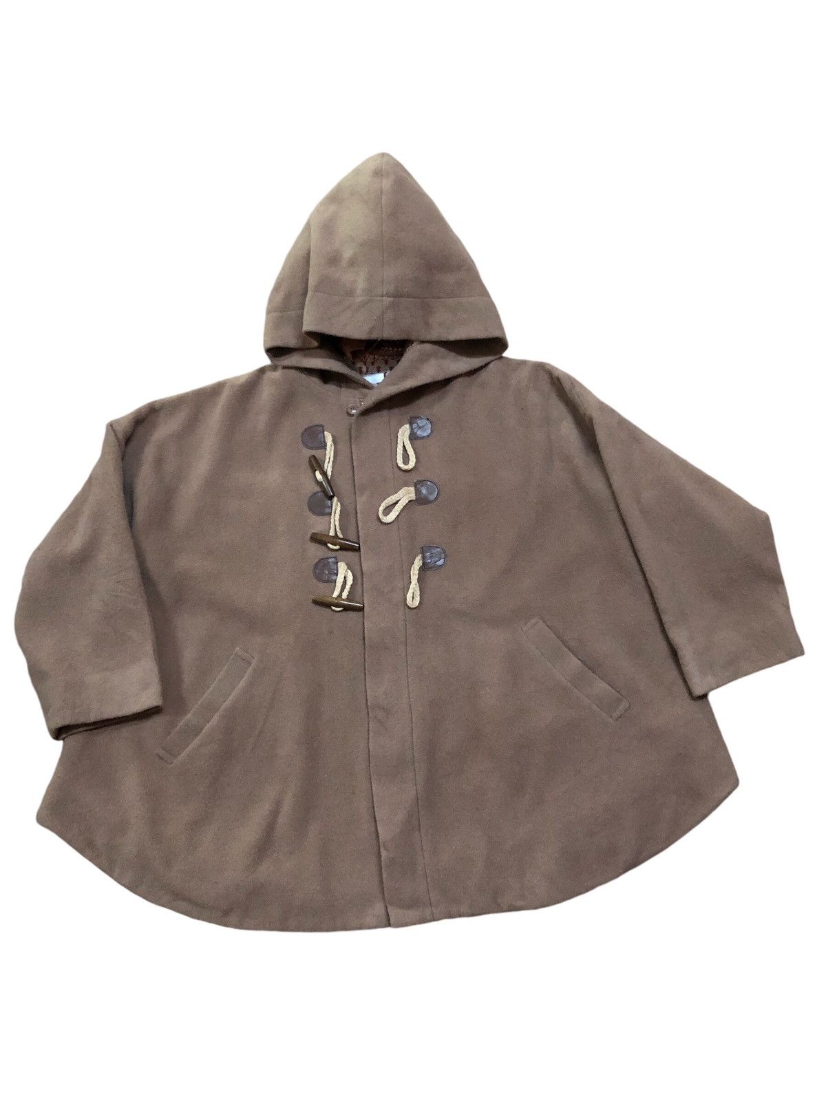 Issey Miyake × Ne-Net Ne net Wool Dufee Oversize Hooded Jacket Size US XL / EU 56 / 4 - 1 Thumbnail