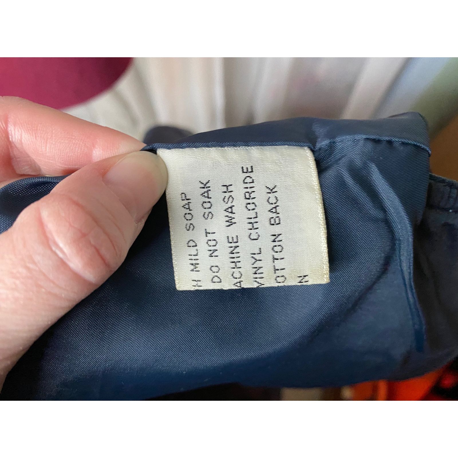 Other Vegan leather spy style Jacket gun metal gray blue vintage Size US M / EU 48-50 / 2 - 14 Thumbnail