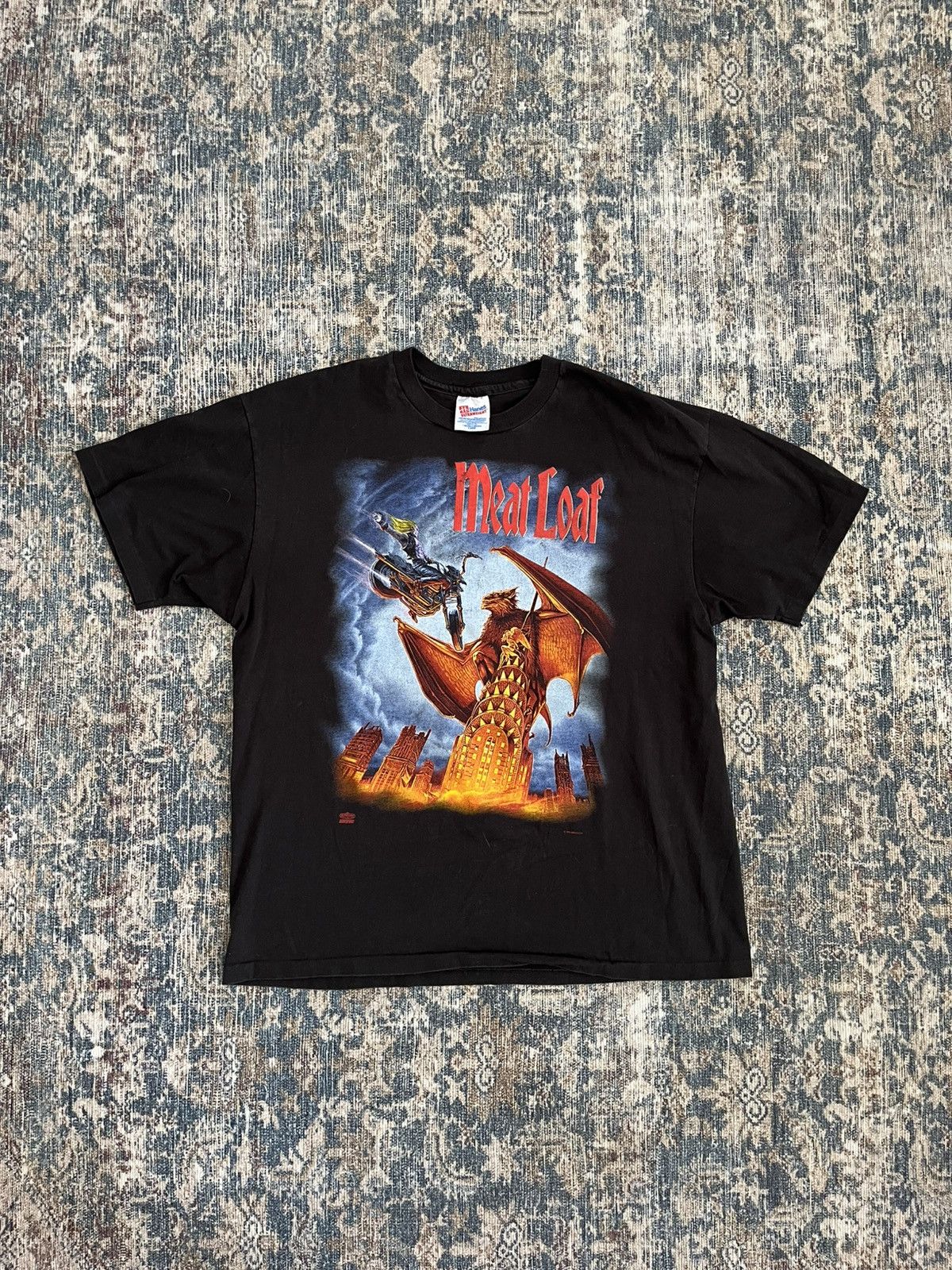 Hanes vintage meat loaf band tee Size US XL / EU 56 / 4 - 1 Thumbnail