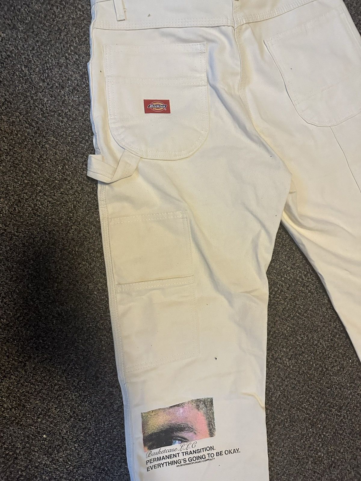 Dickies × basketcase gallery Carpenter Pants ‘QUARTER FACE’ Size US 30 / EU 46 - 3 Thumbnail