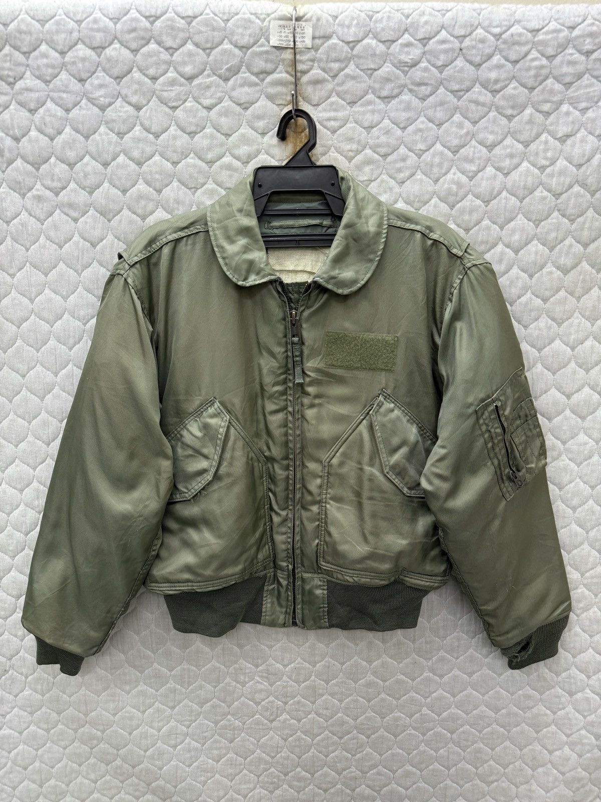 Vintage 🔥🔥🔥VINTAGE US ARMY CWU 45 BOMBER JACKET Size US M / EU 48-50 / 2 - 1 Thumbnail
