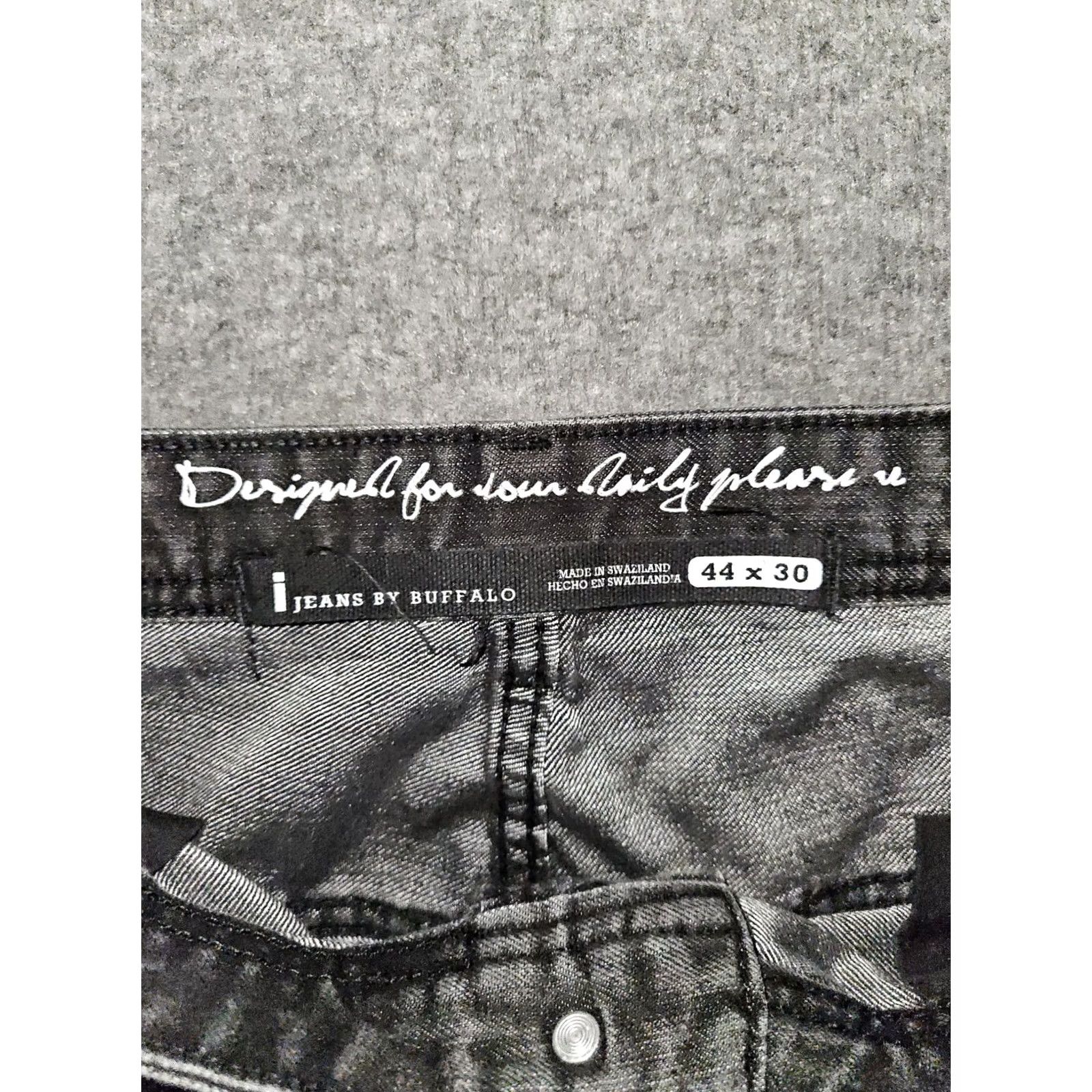 Vintage VINTAGE I Jeans by Buffalo Taylor Easy Straight Jeans Men's 44x30 Black Preppy Casual Shirt? Size US 44 / EU 60 - 2 Thumbnail