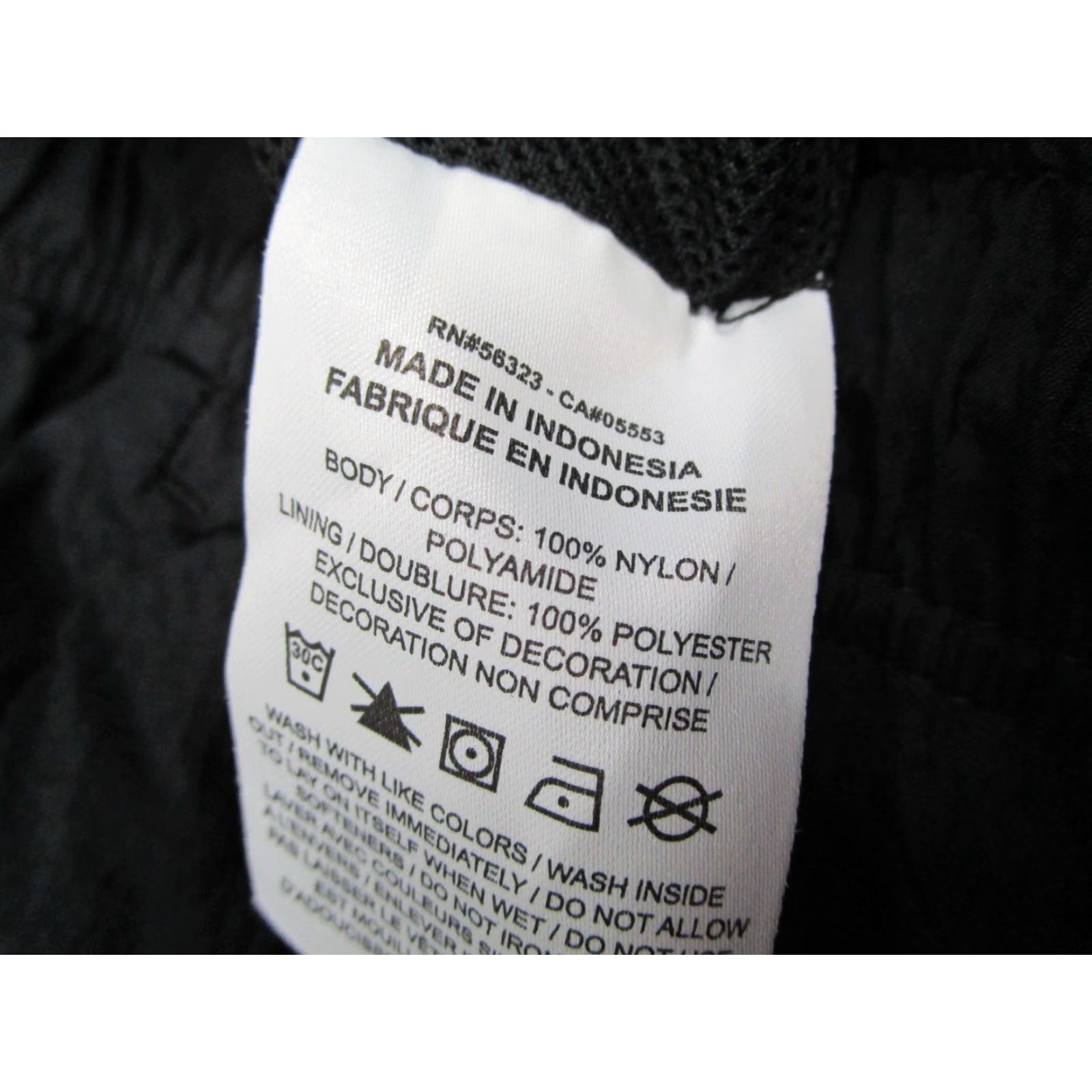 Nike Nike Joggers Women Medium Black Nylon Sportswear Workout Lined Windbreaker 30x27 Size 32" / US 10 / IT 46 - 4 Thumbnail