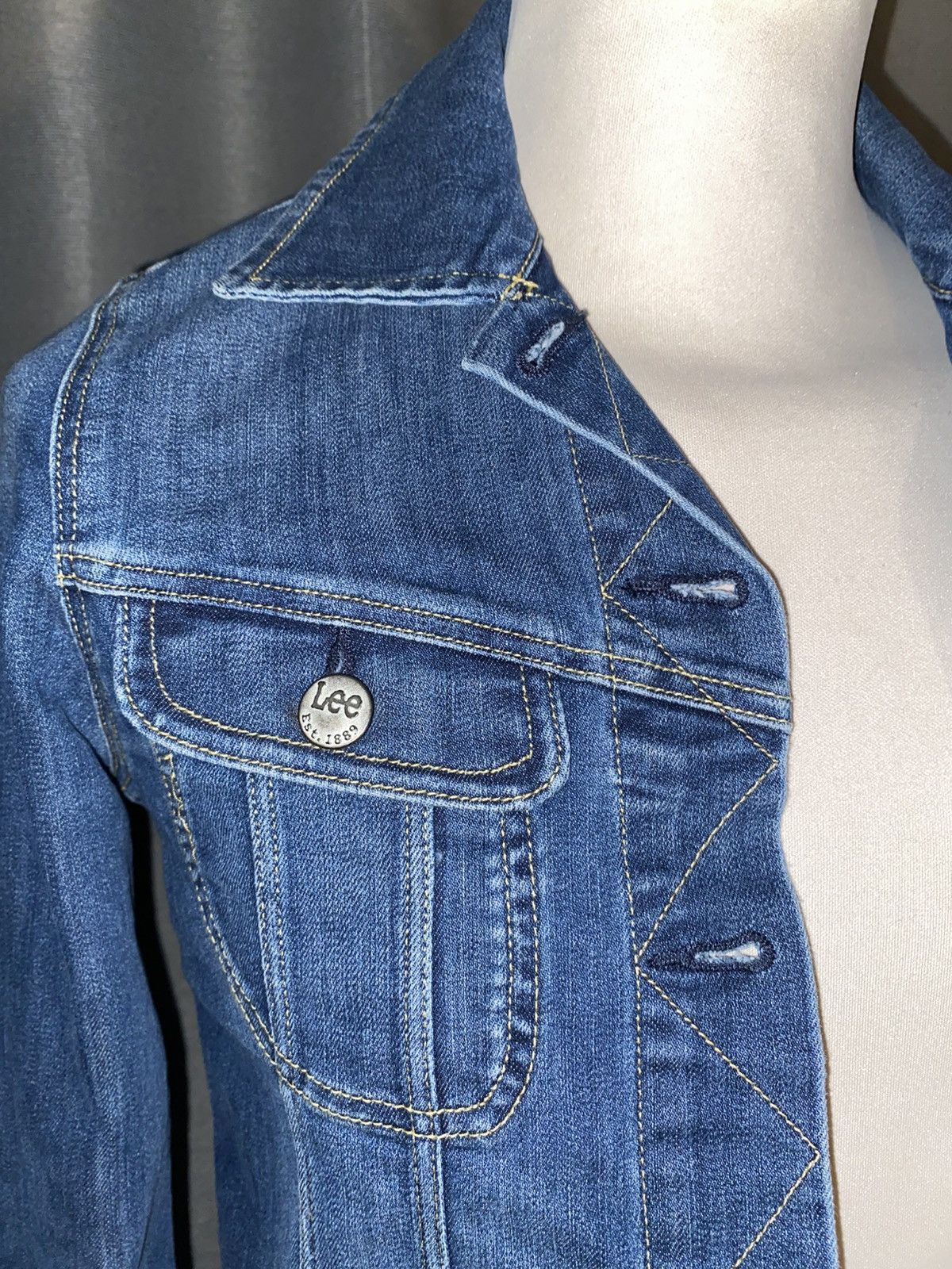 Lee Lee - Denim Jacket - Small - Very Good Condition Size S / US 4 / IT 40 - 3 Thumbnail