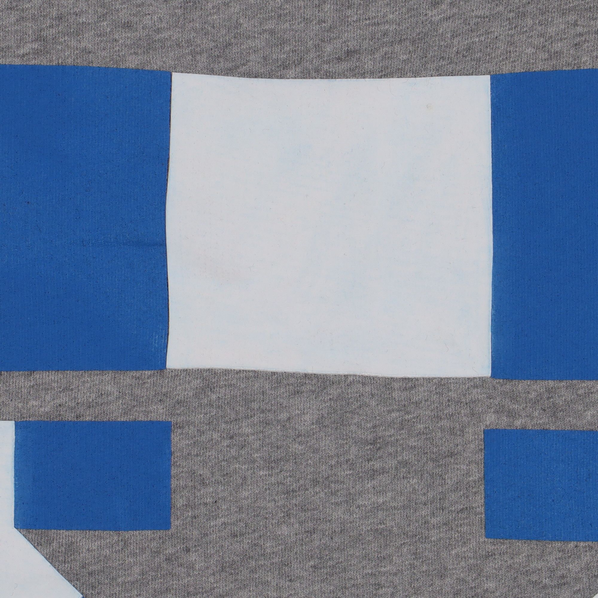 Off-White Grey Blue Checkered Arrows Logo Sweatshirt Size S / US 4 / IT 40 - 3 Thumbnail