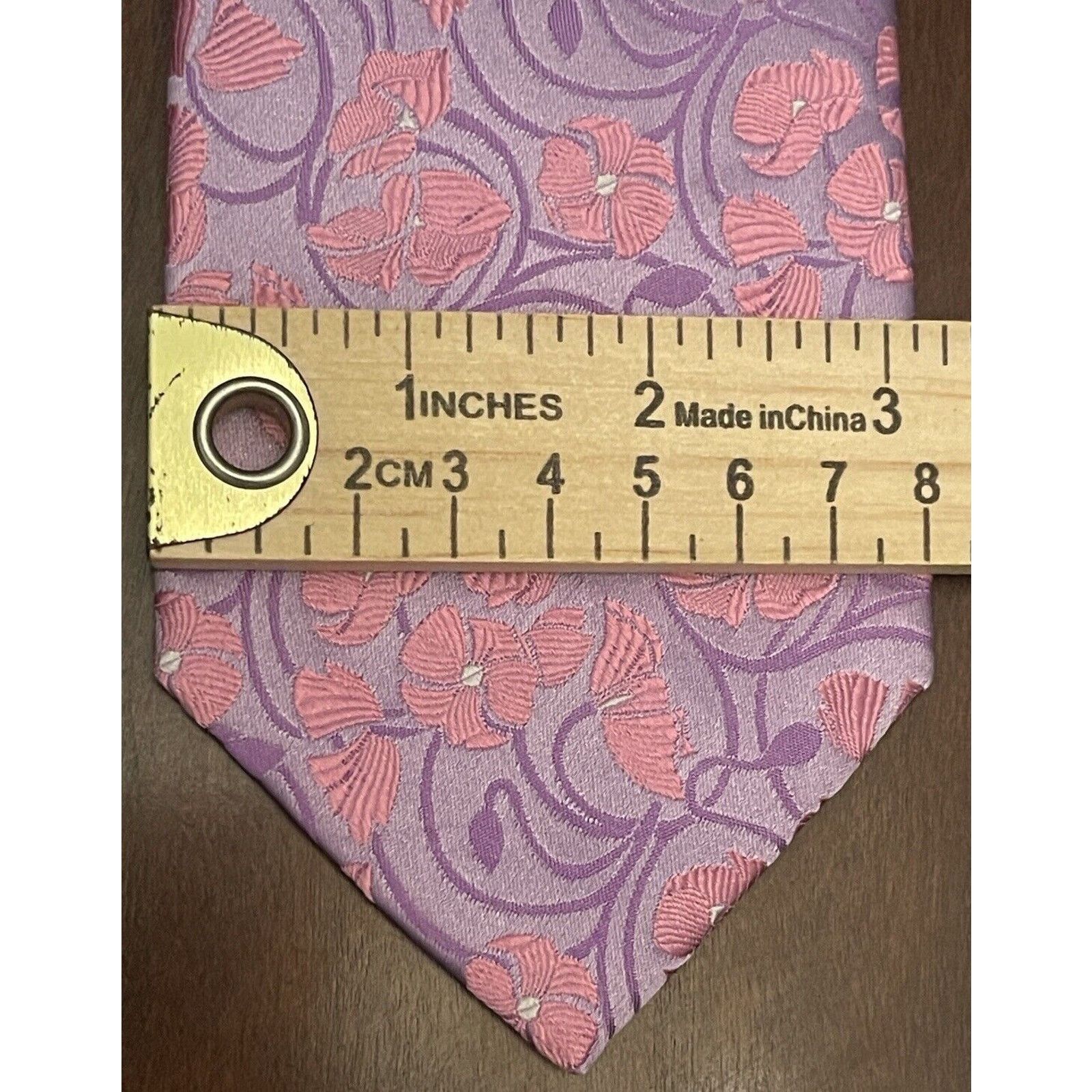 Jones New York Jones New York Pink Purple Gray 100% Silk Made In China Size ONE SIZE - 4 Thumbnail