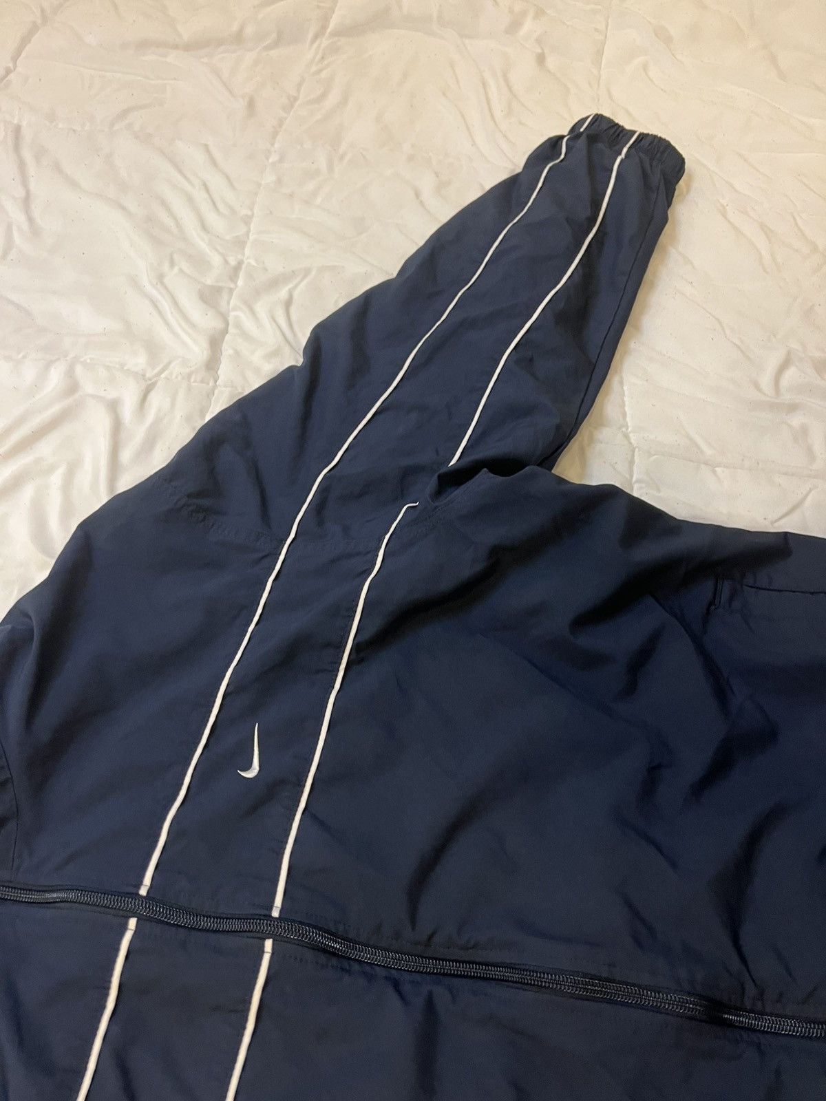 Nike × Vintage Y2K NIKE Track-Suit Navy Track Jacket Size US XL / EU 56 / 4 - 5 Thumbnail