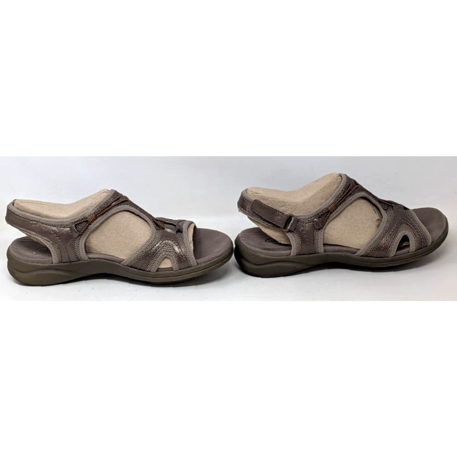Clarks Clarks In Motion Jump Pewter Gray Slingback Walking Sandals Womens 8 1/2 M Sandal Adult Womens Pewter Gray 60439 Size US 9 / IT 39 - 5 Thumbnail