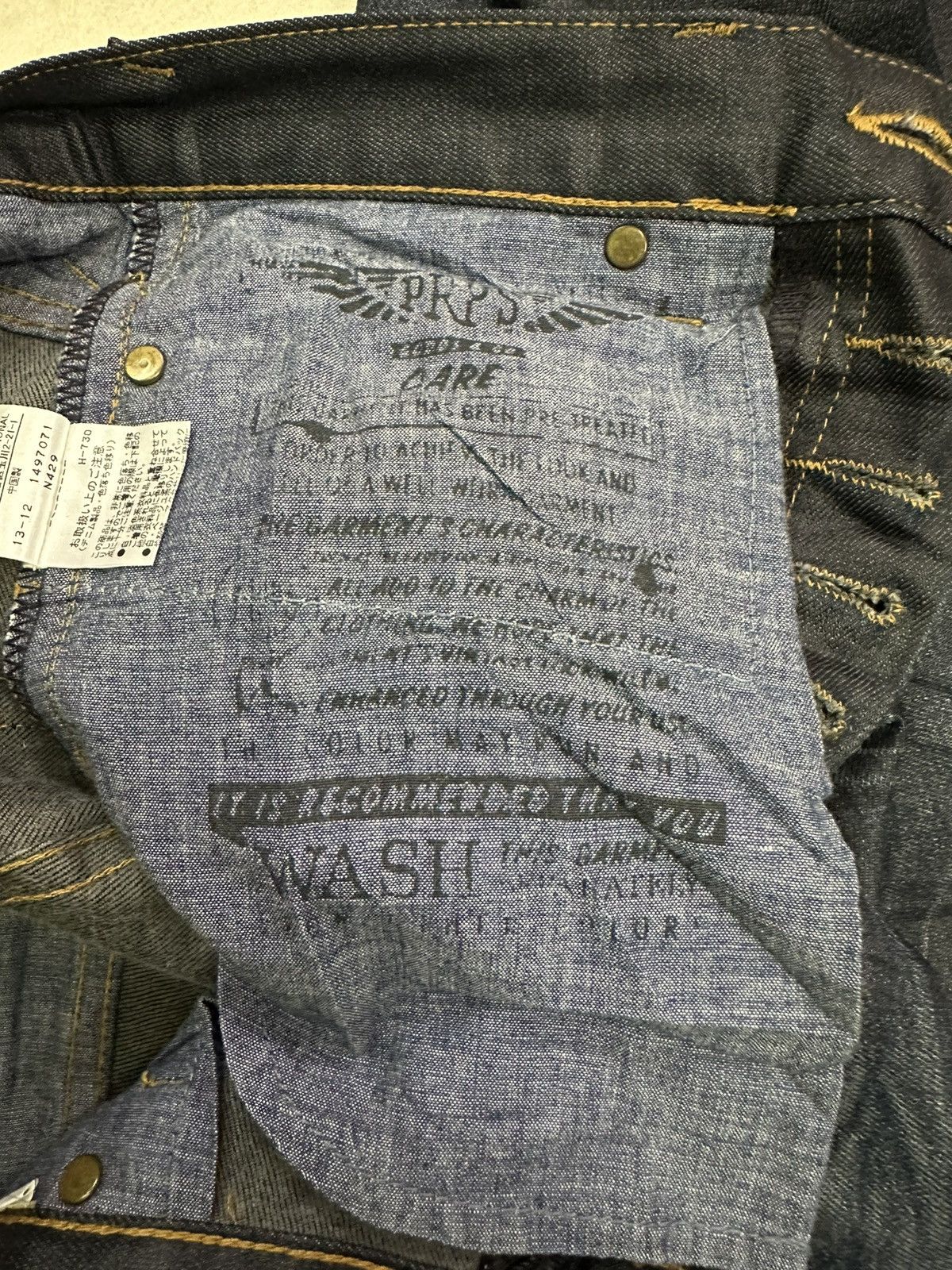 Prps PRPS BLUE DENIM WAX JEANS Size US 26 / EU 42 - 19 Thumbnail